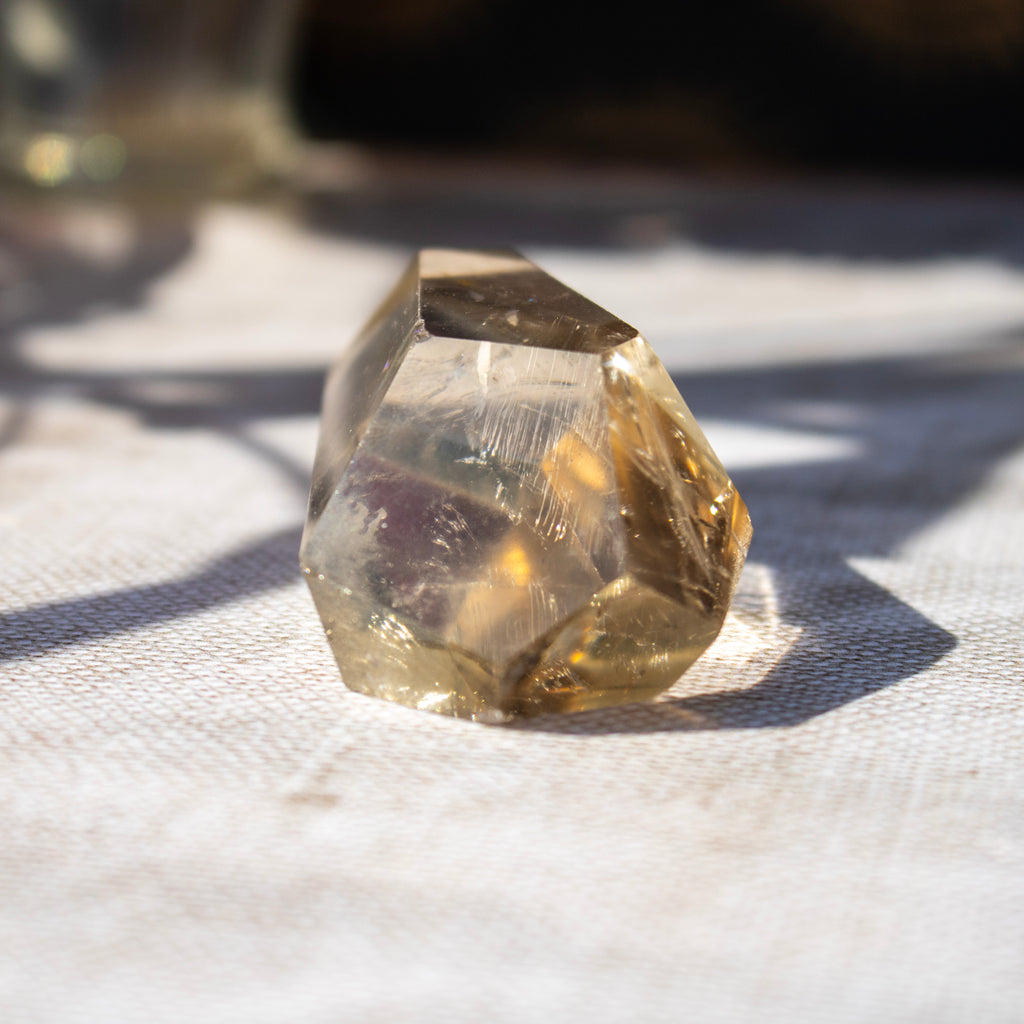 Polished Quartz Polyhedron