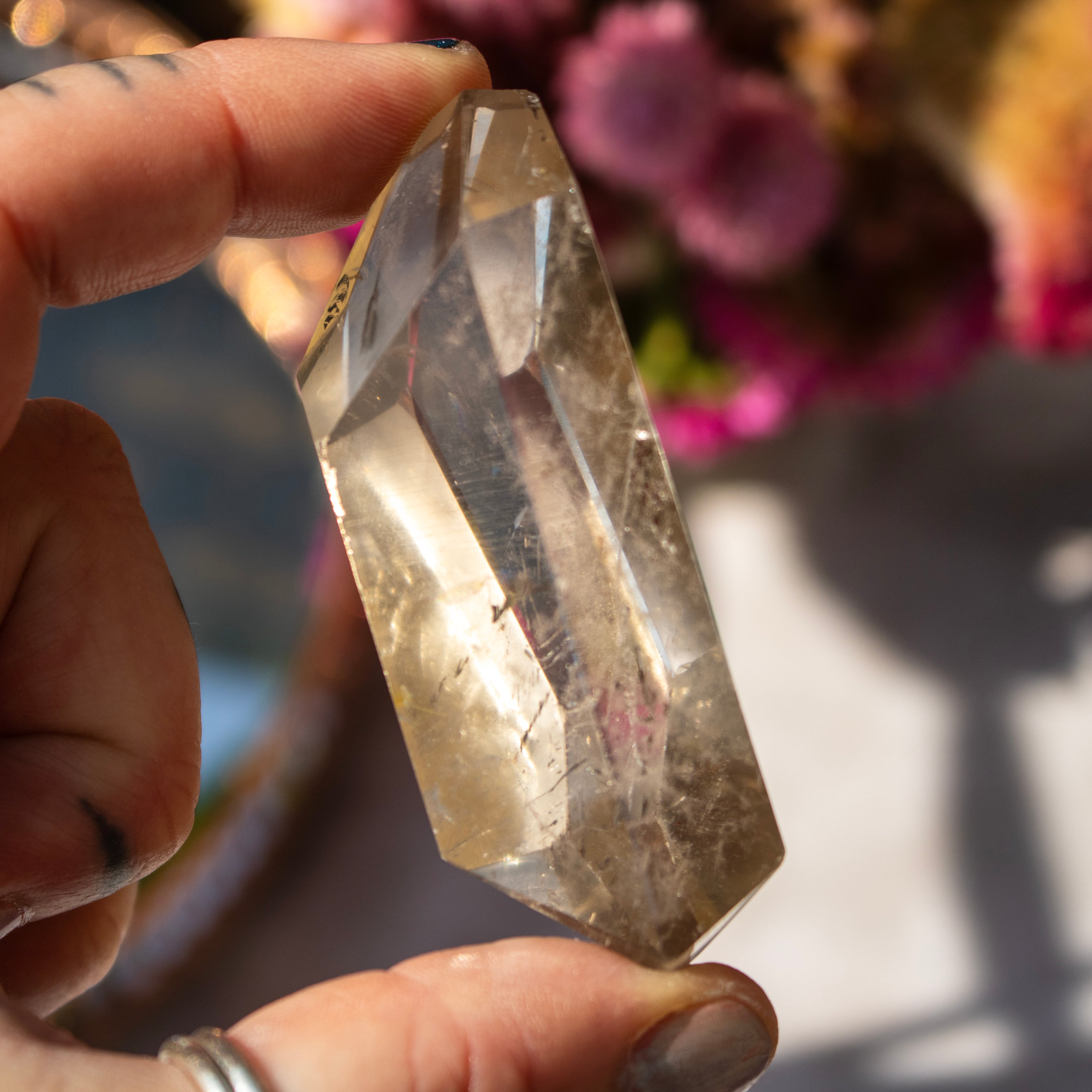 Polished Quartz Polyhedron