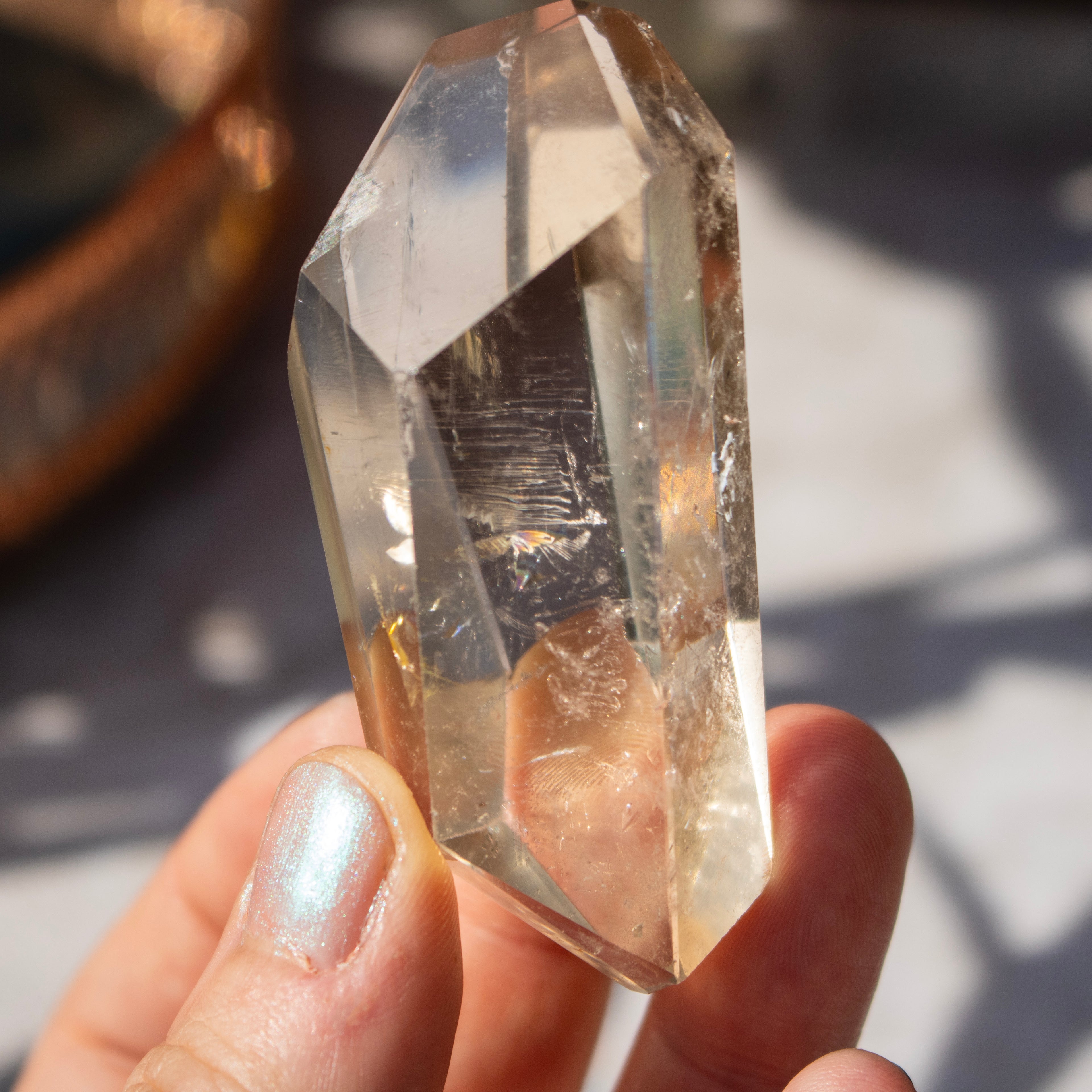 Polished Quartz Polyhedron