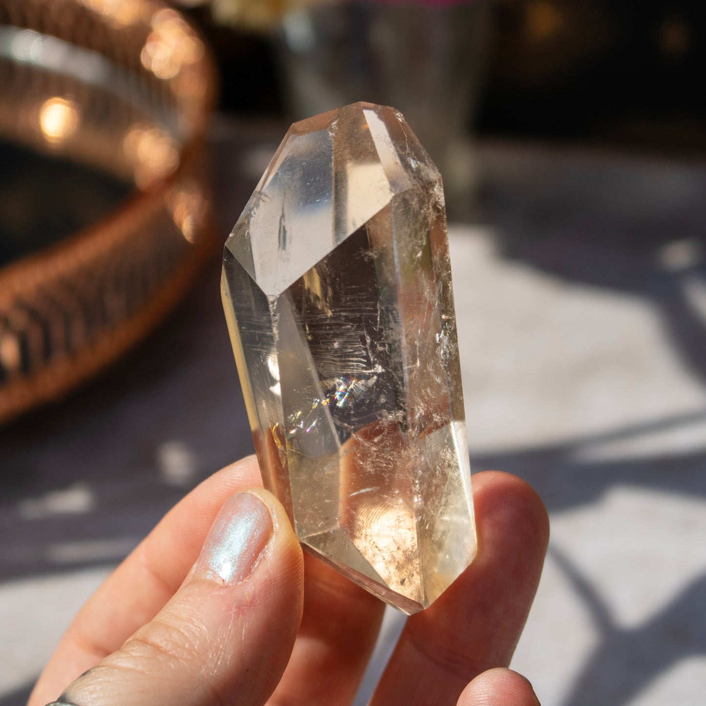 Polished Quartz Polyhedron