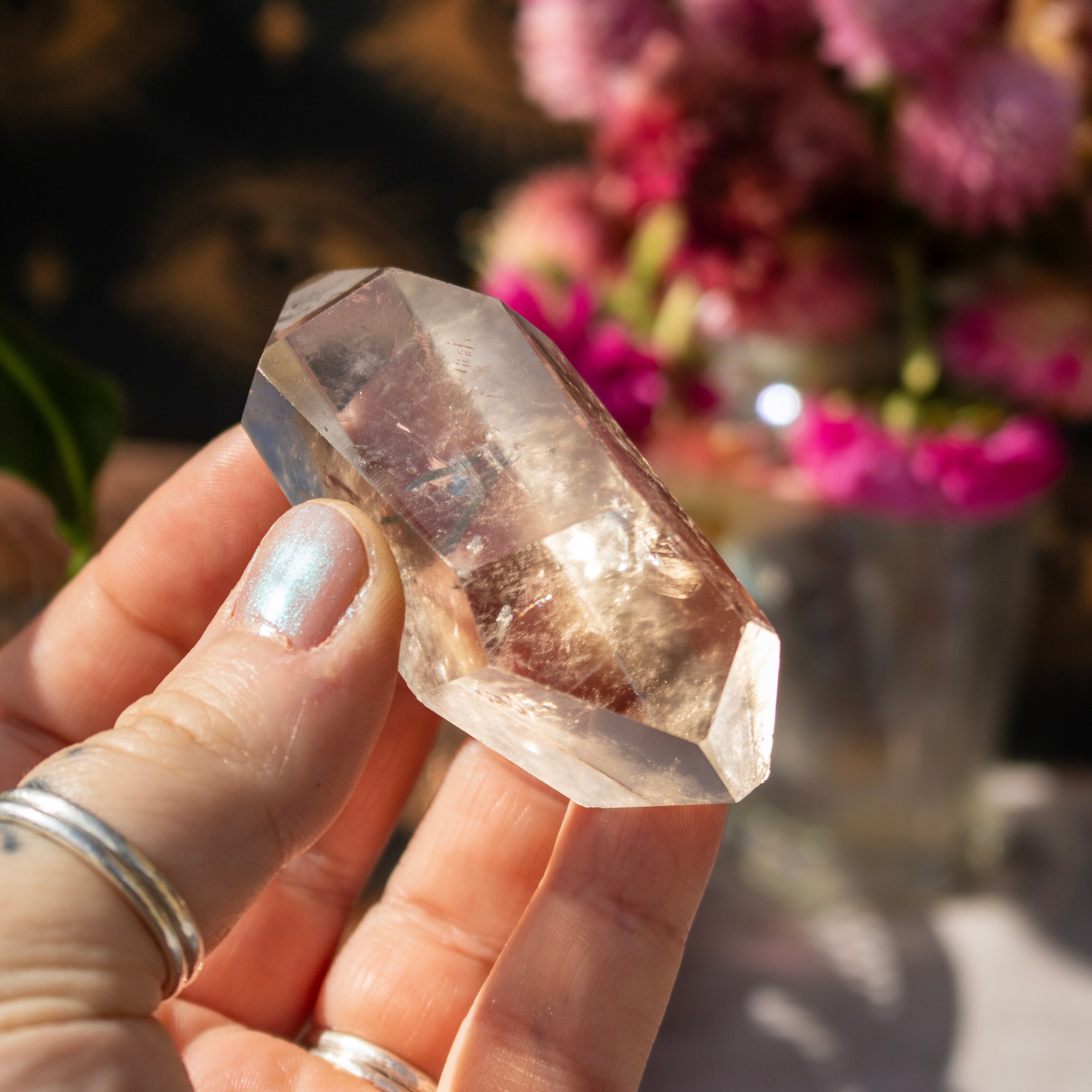 Polished Quartz Polyhedron