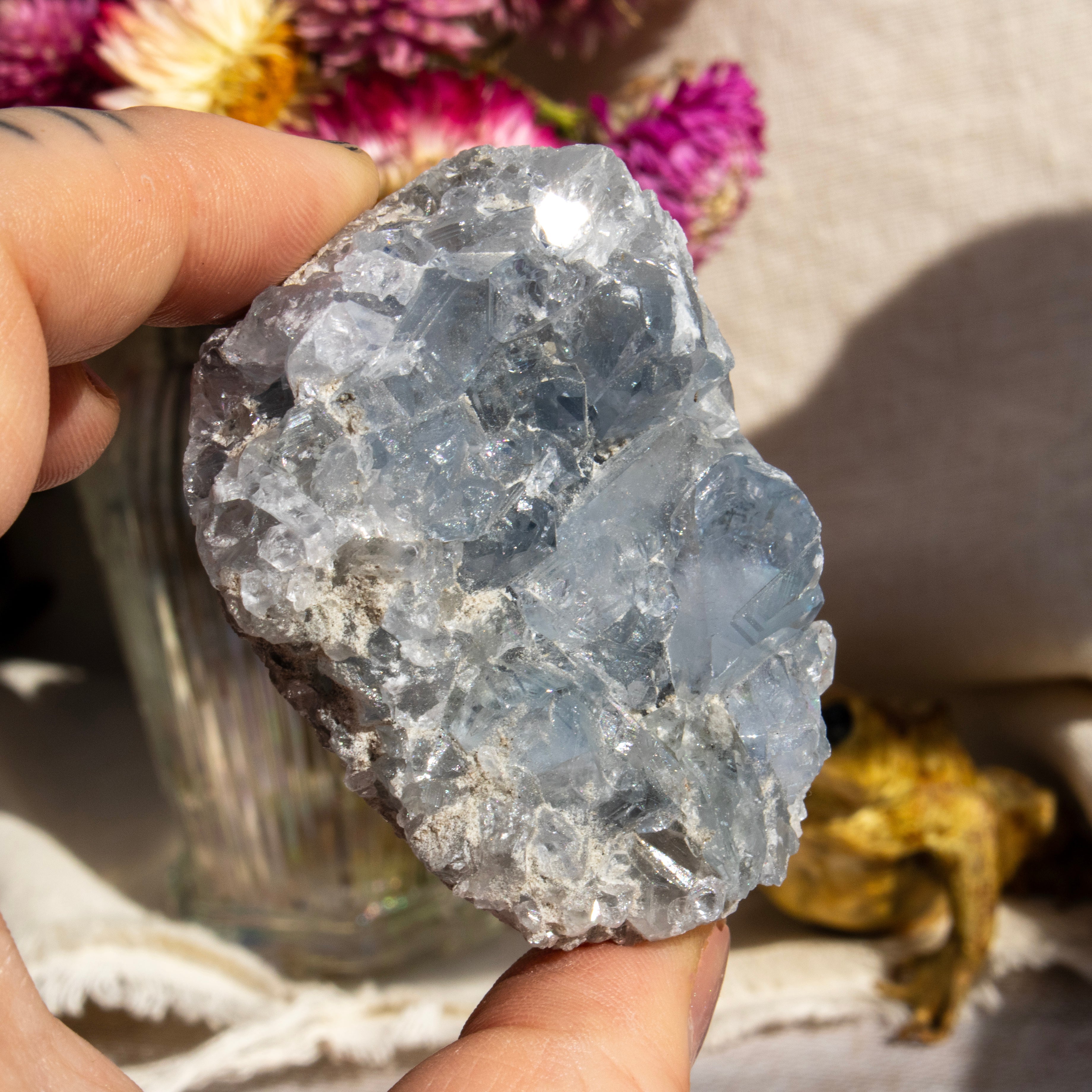 Celestite Cluster (Madagascar)