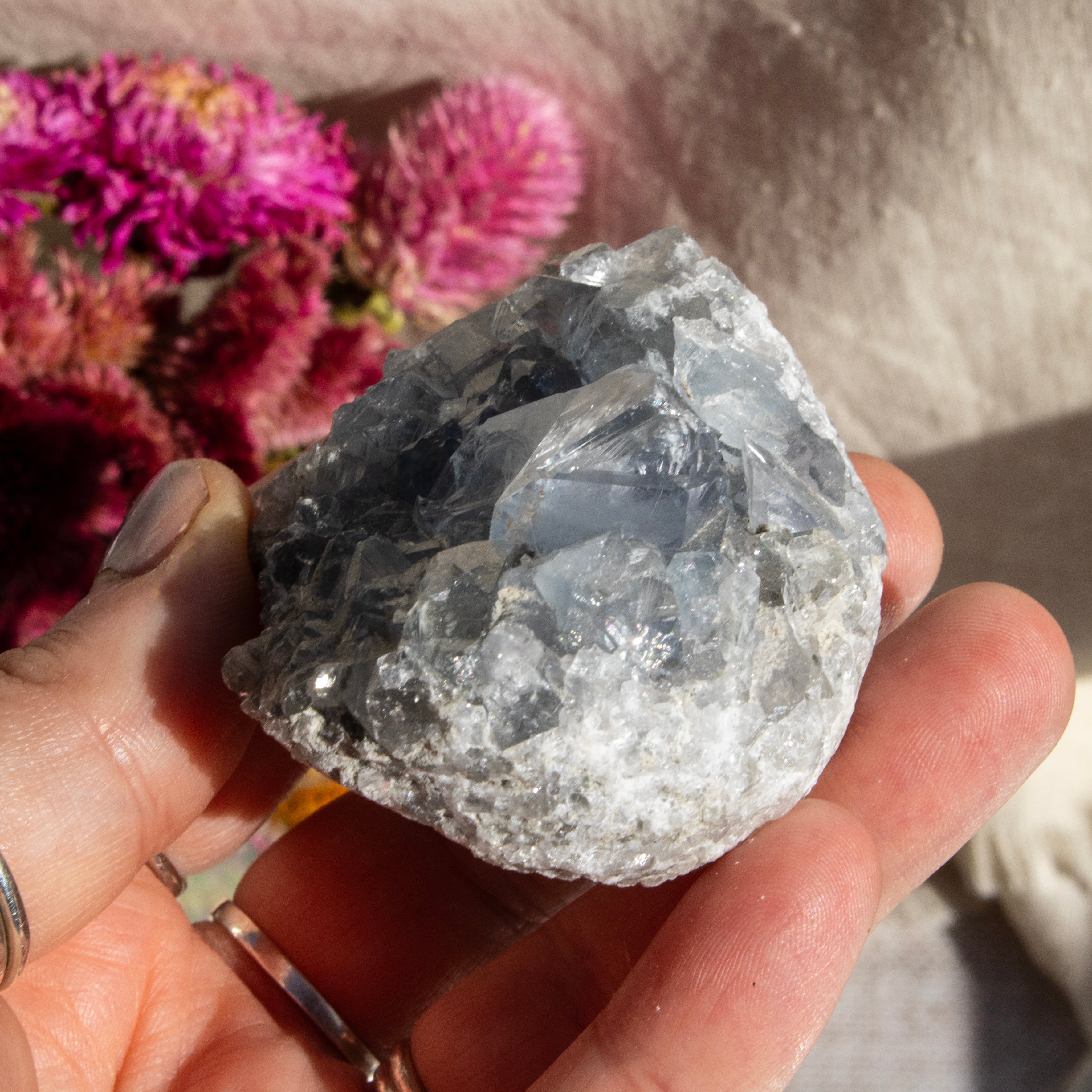 Celestite Cluster (Madagascar)