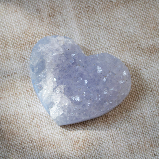 Blue Lace Agate Heart