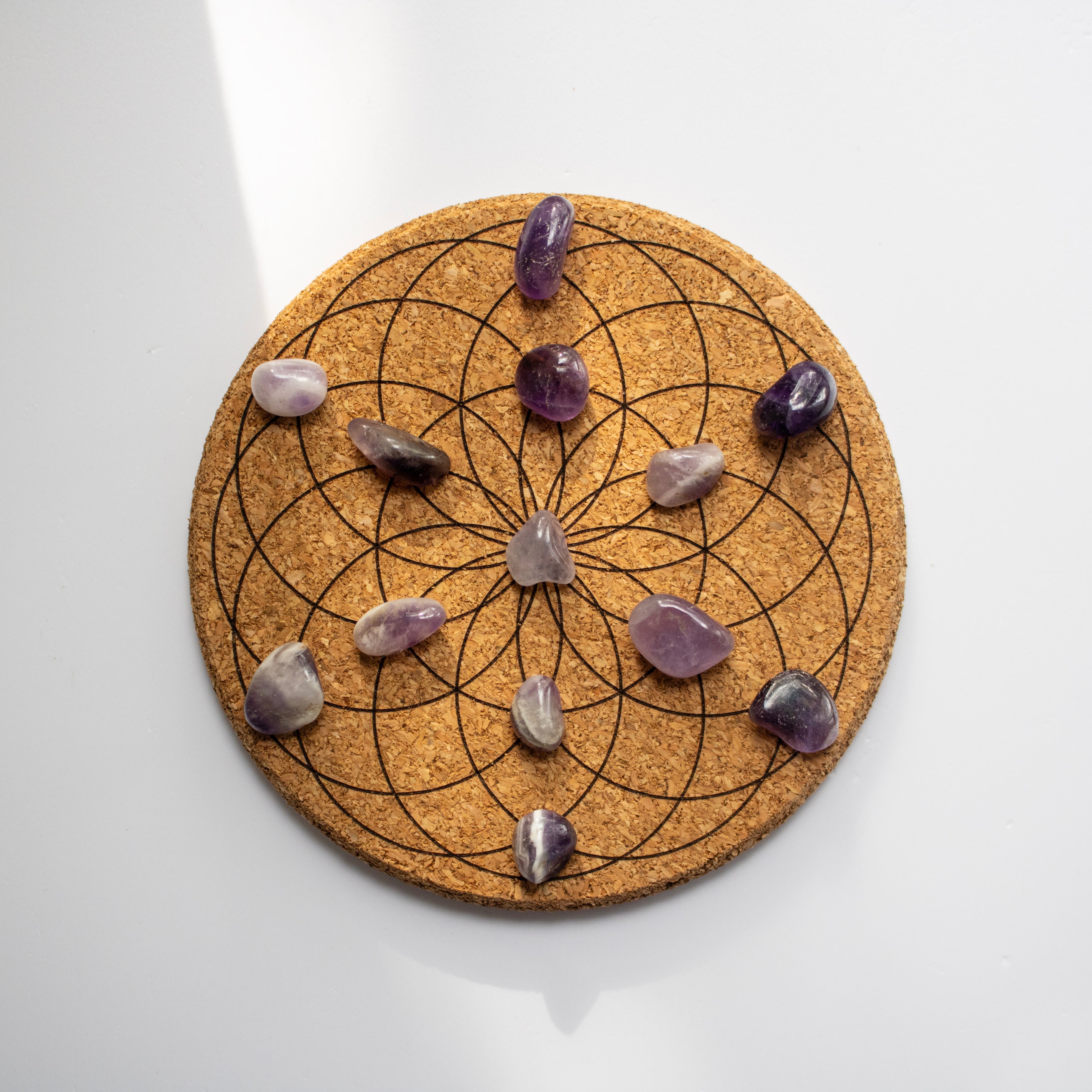 Seed of Life Cork Grid Board