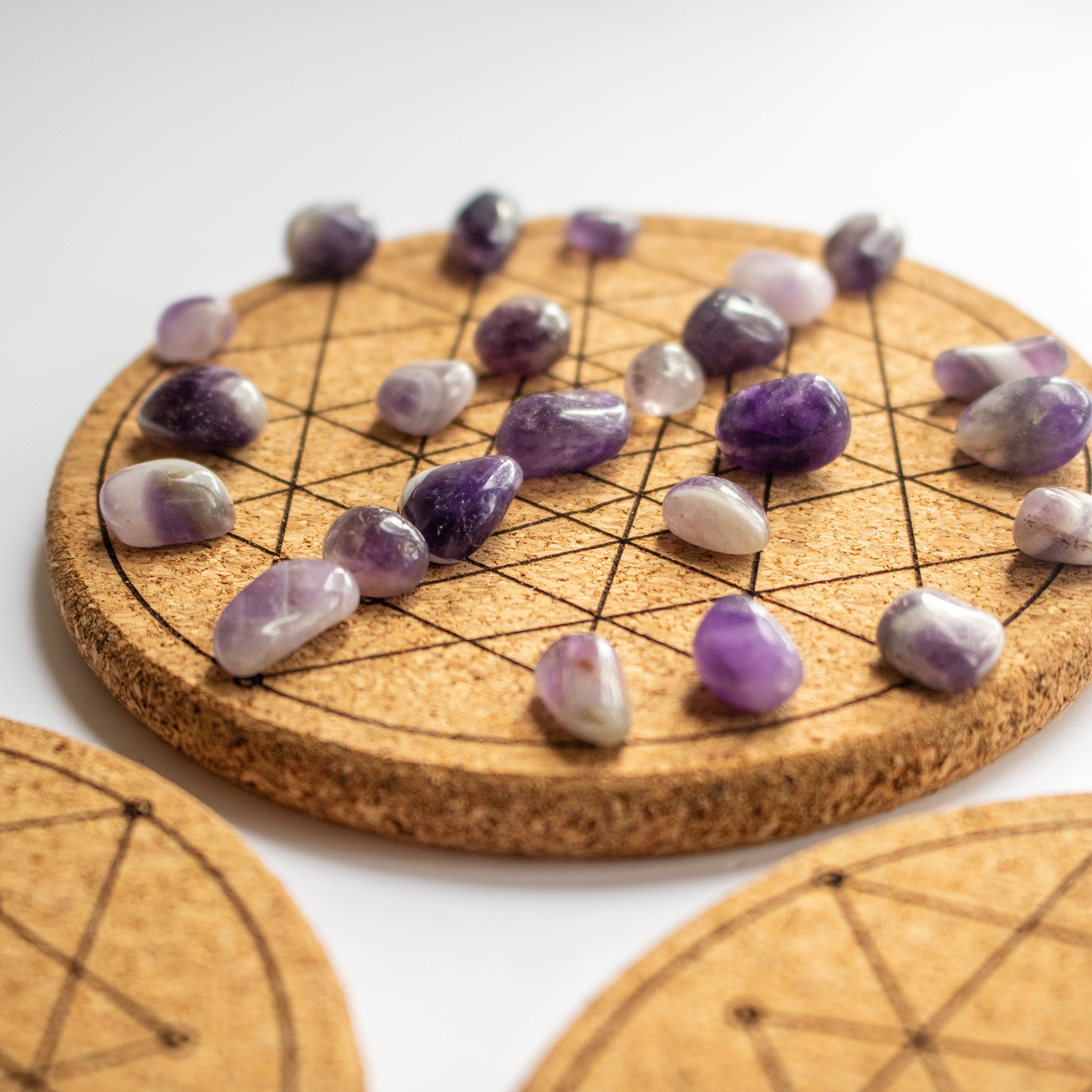 Sri Yantra Cork Grid Board