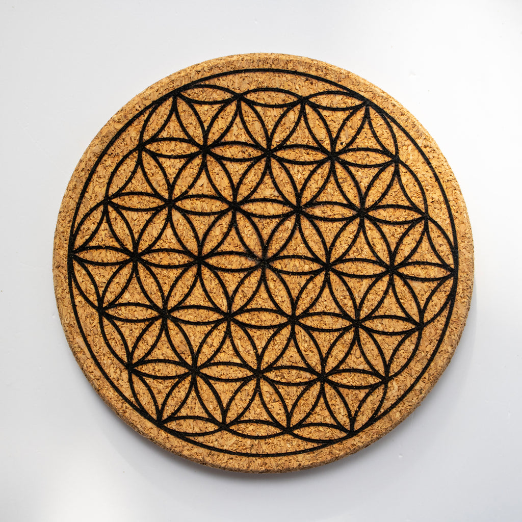 Flower of Life Cork Grid Board