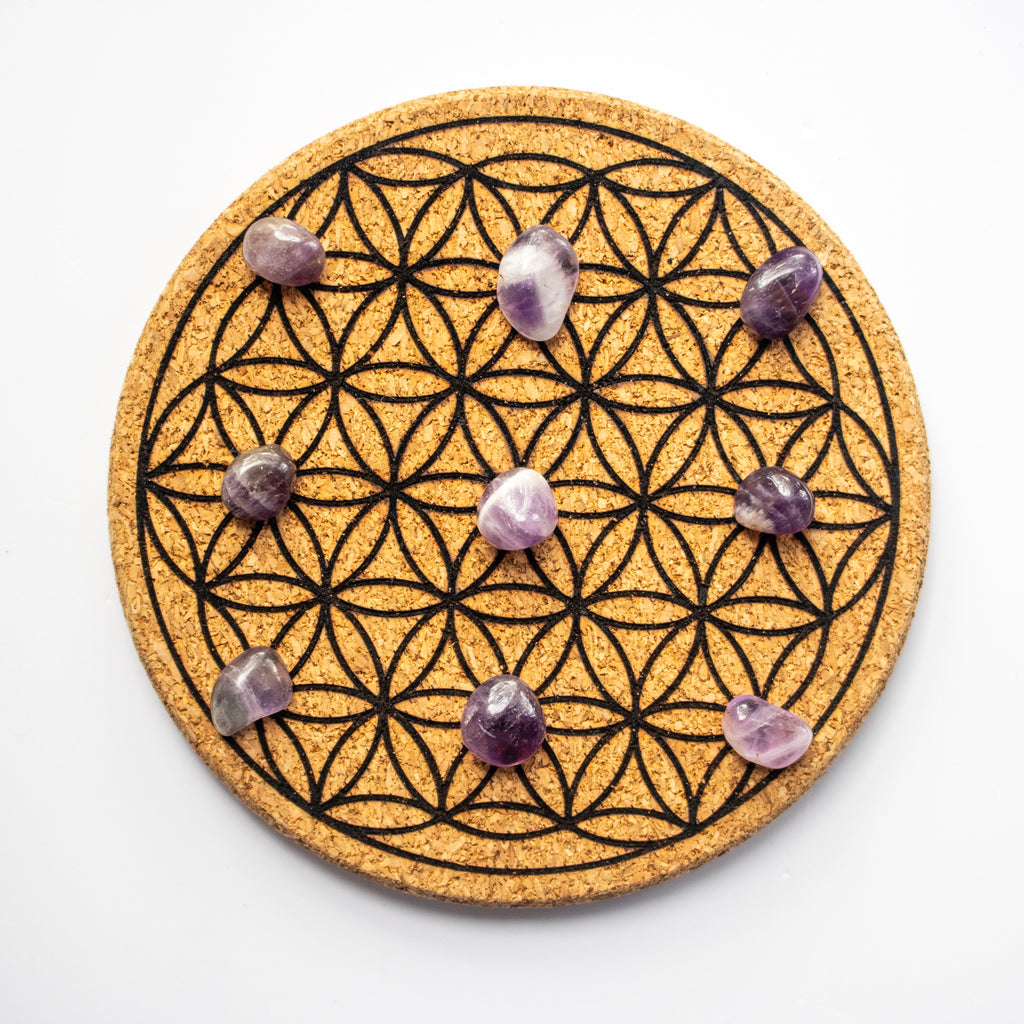 Flower of Life Cork Grid Board