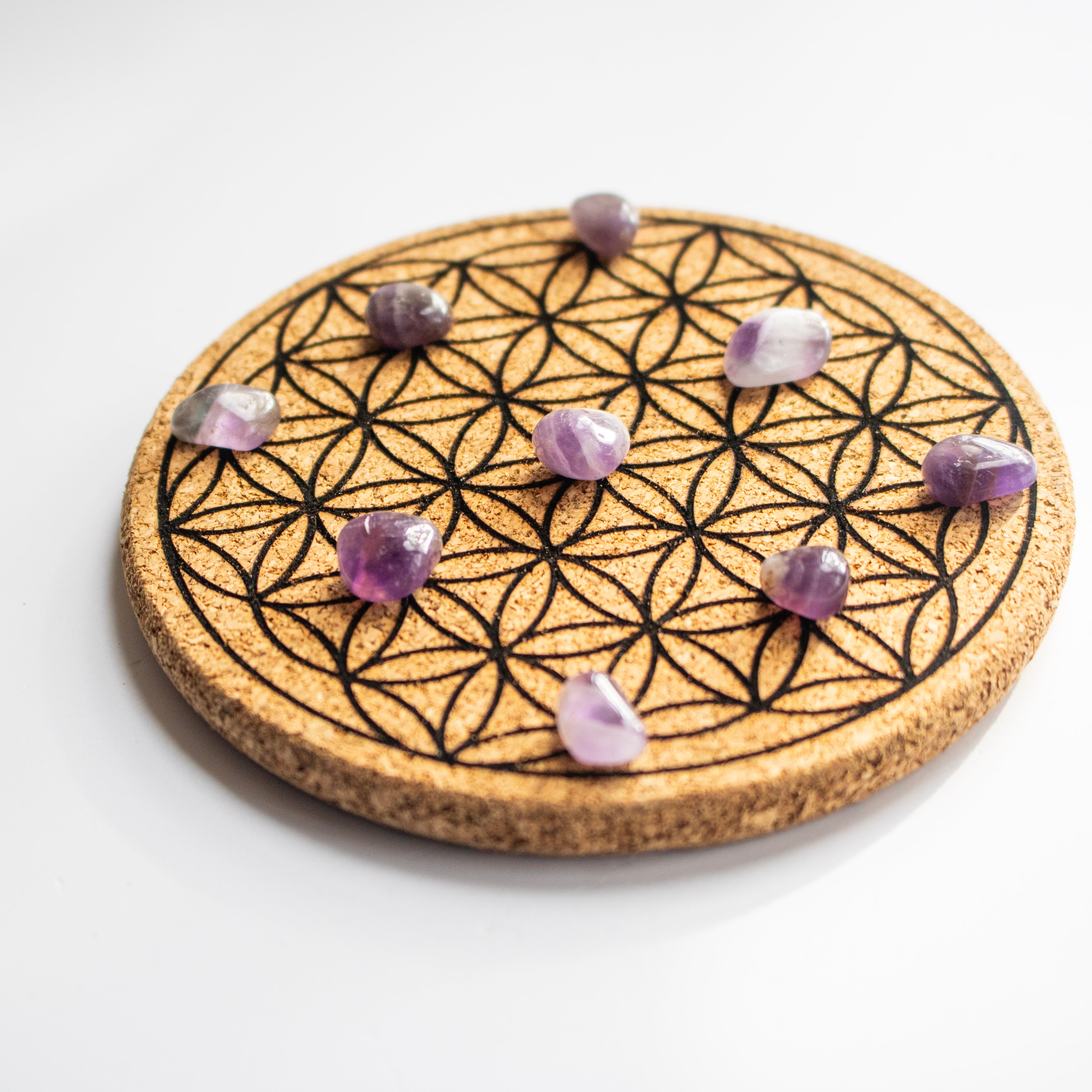 Flower of Life Cork Grid Board