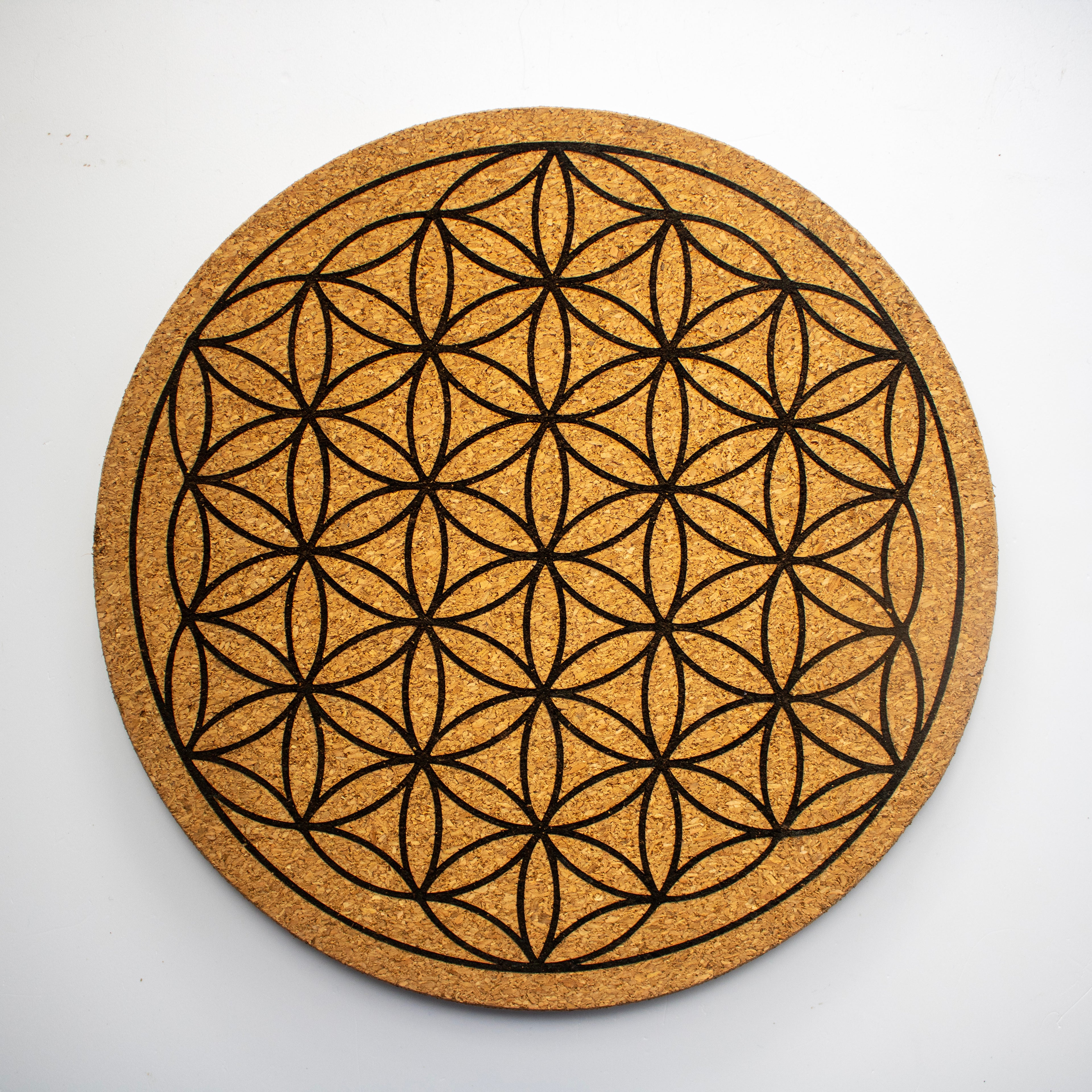 Flower of Life Cork Grid Board