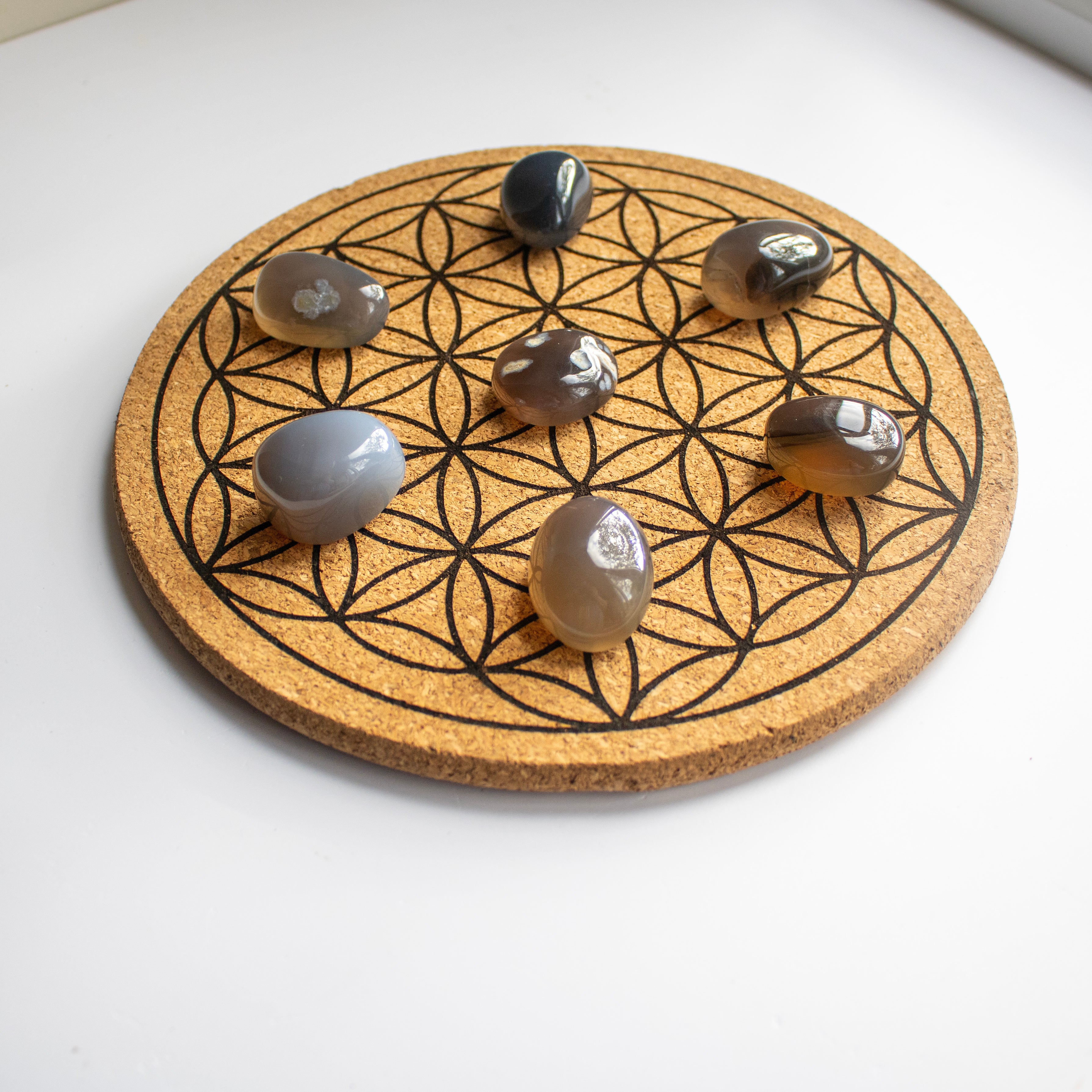 Flower of Life Cork Grid Board