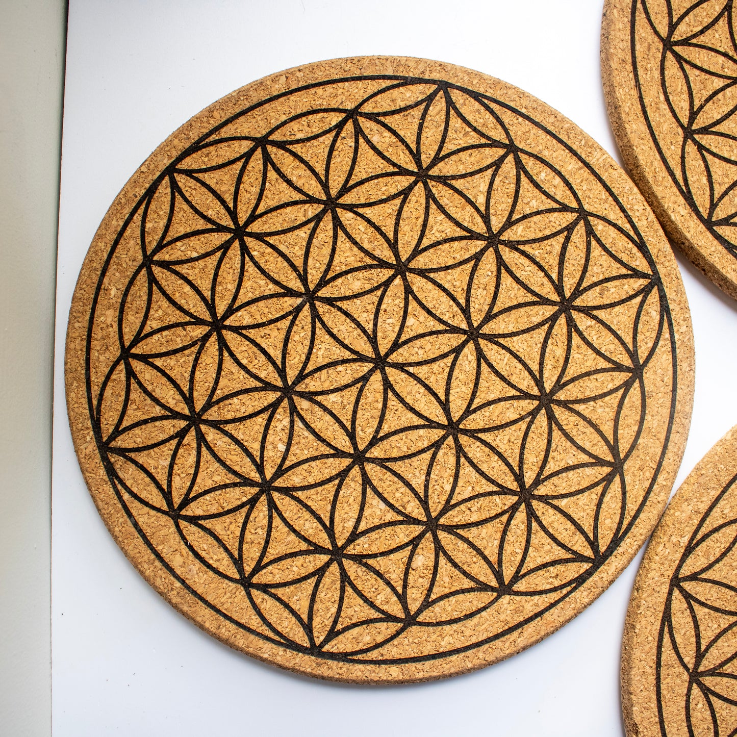 Flower of Life Cork Grid Board