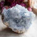 Blue Celestite Cluster