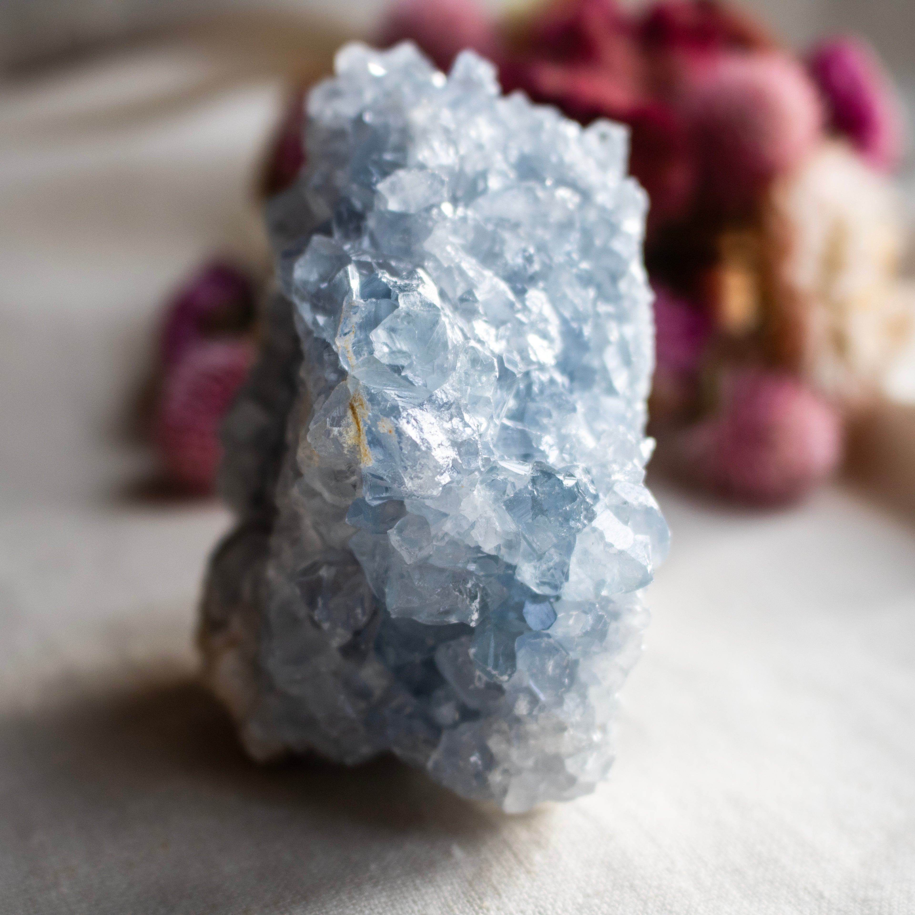 Blue Celestite Cluster