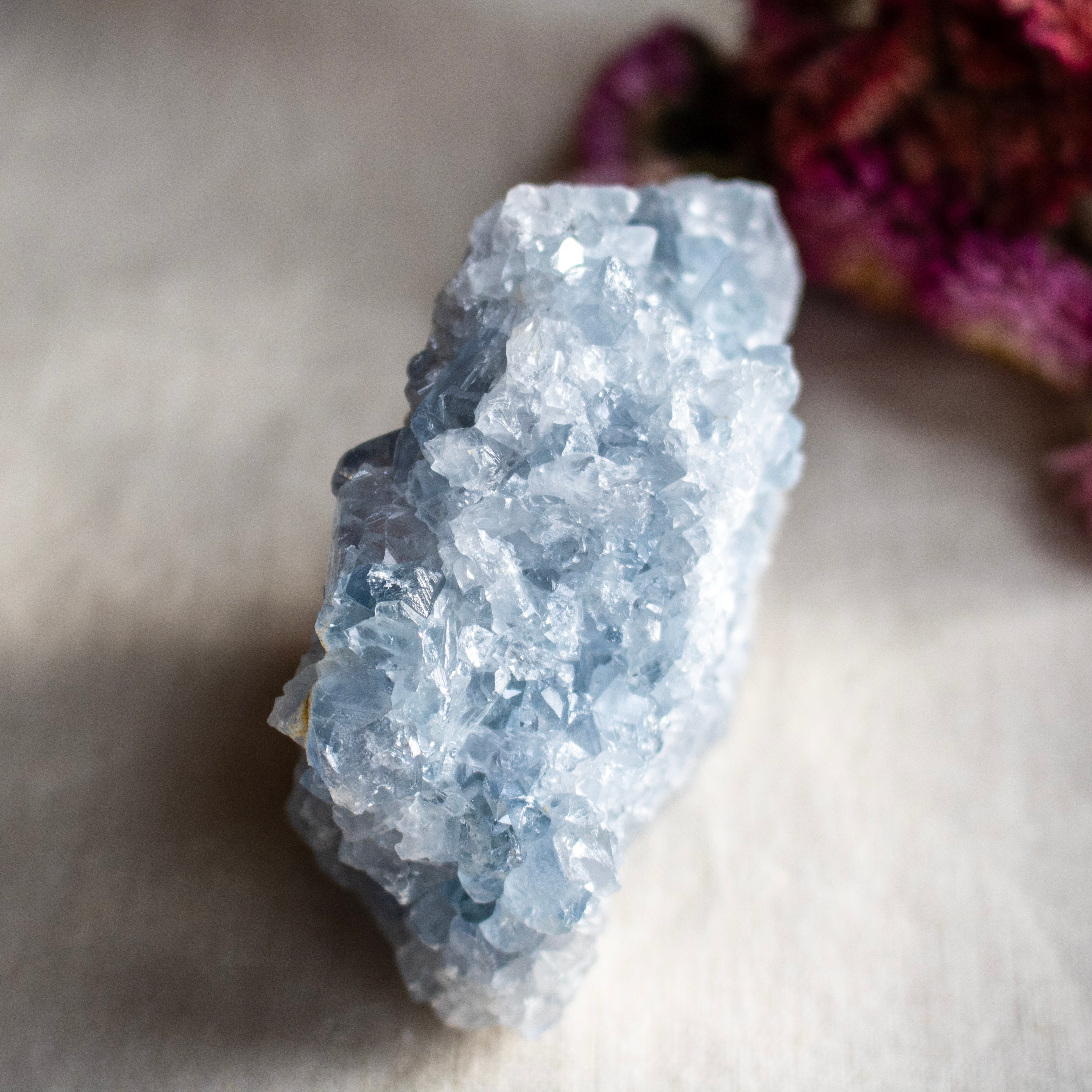 Blue Celestite Cluster