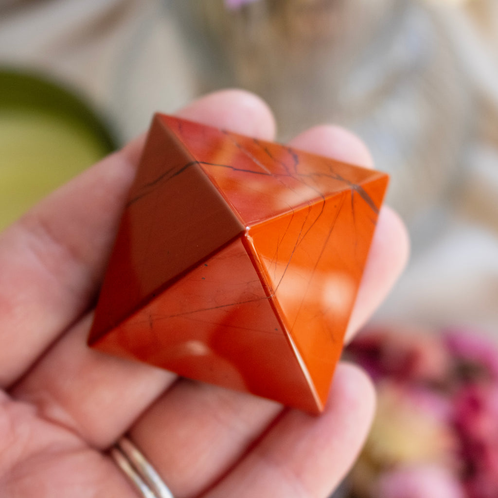 Red Jasper Pyramid
