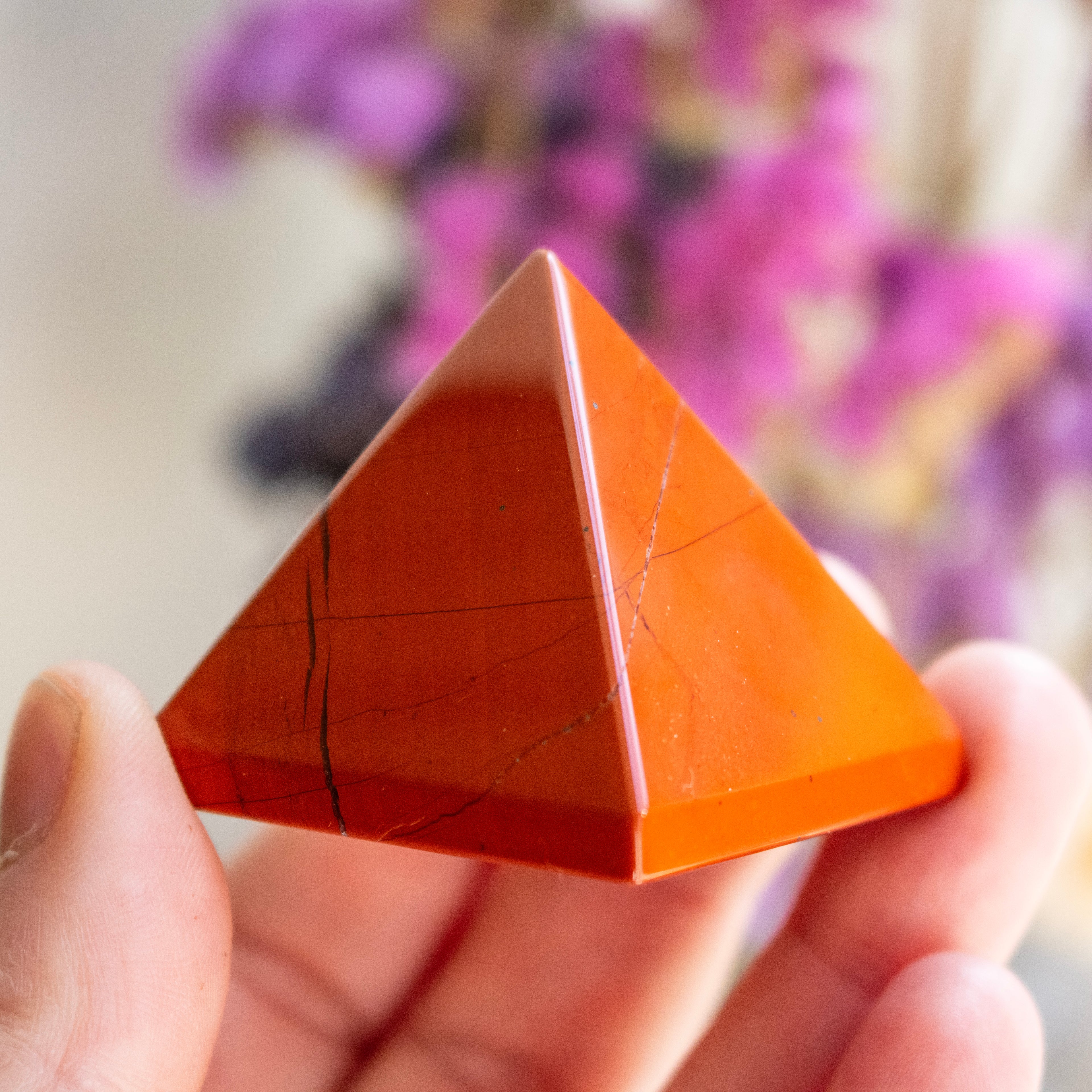 Red Jasper Pyramid