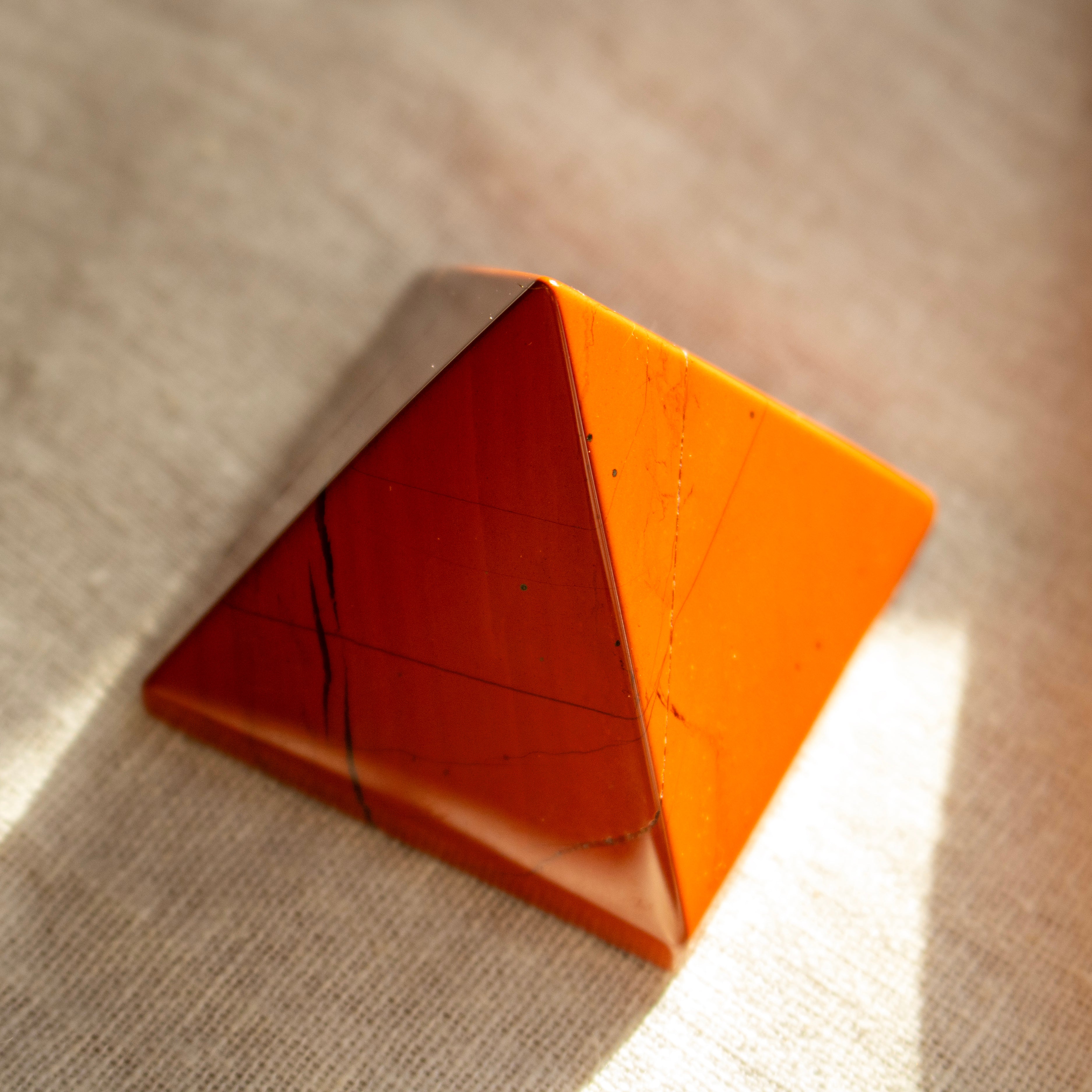 Red Jasper Pyramid