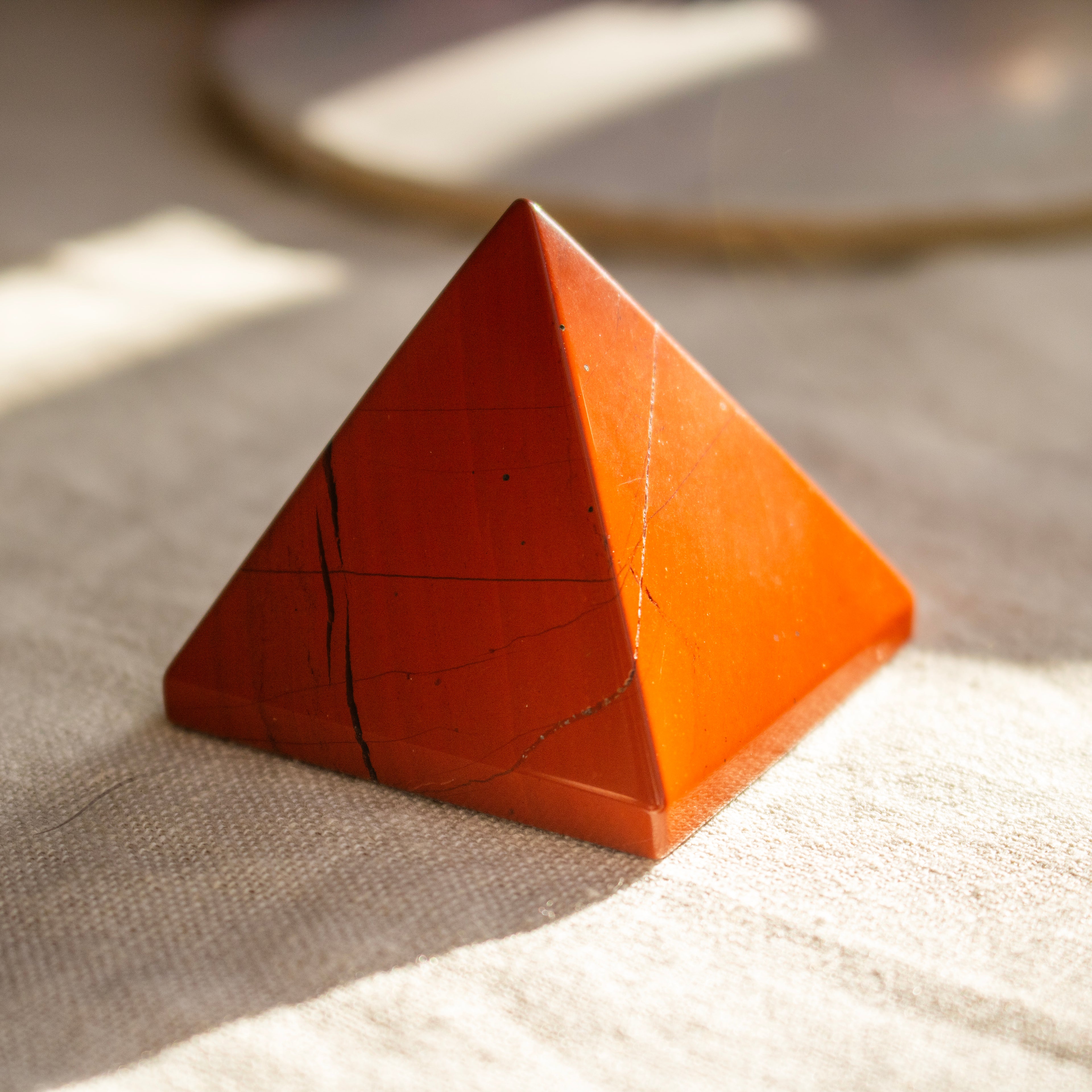 Red Jasper Pyramid