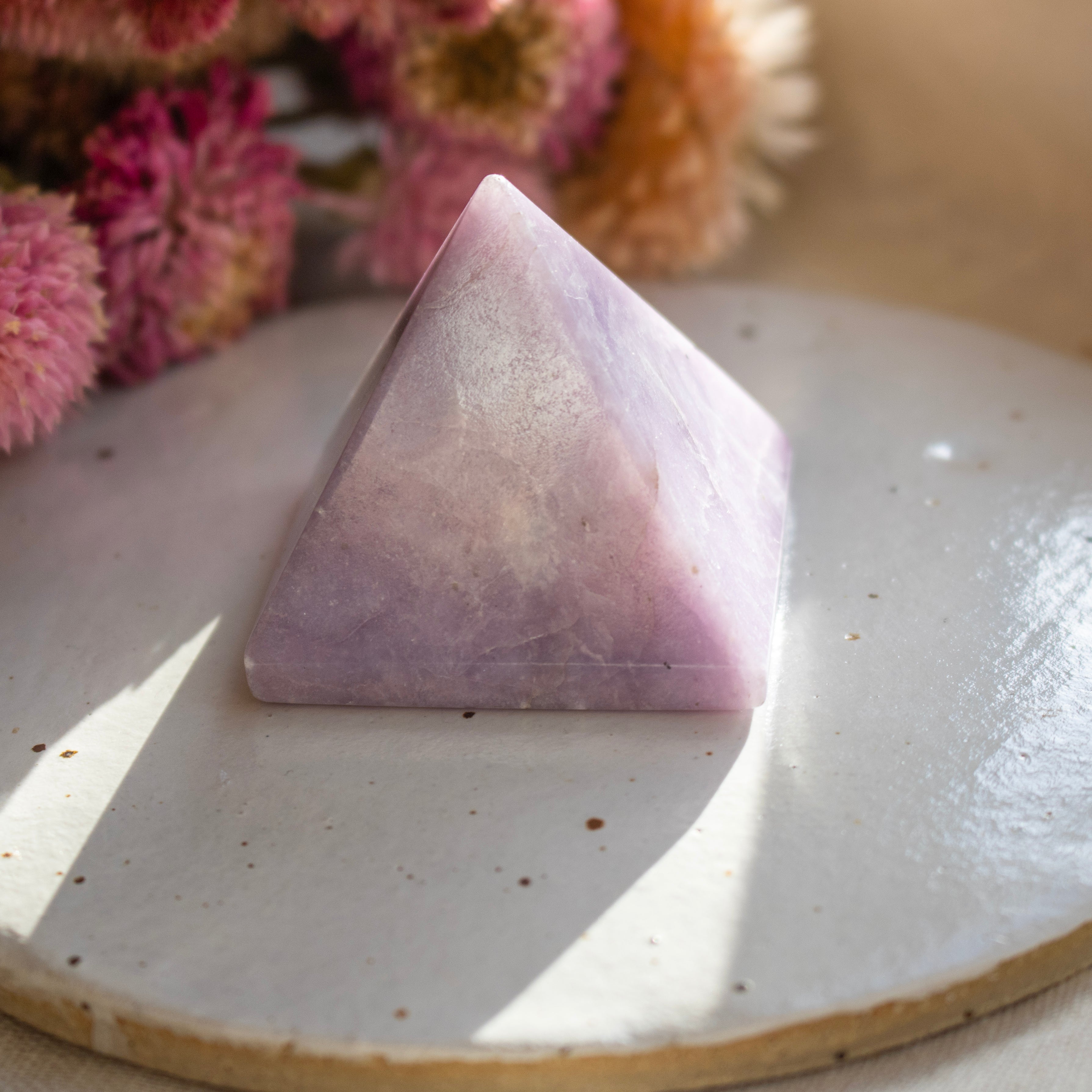 Lepidolite Pyramid