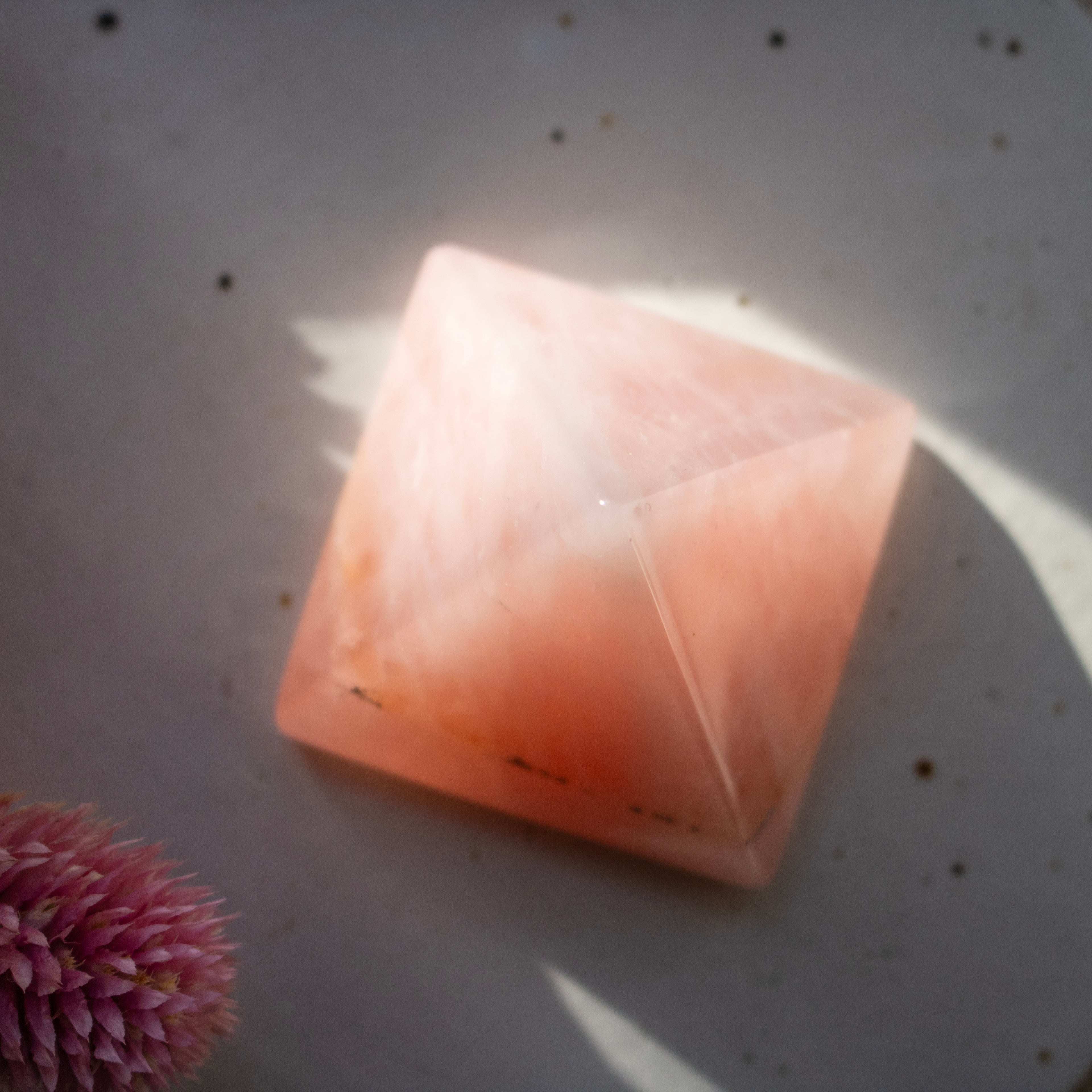 Rose Quartz Pyramid