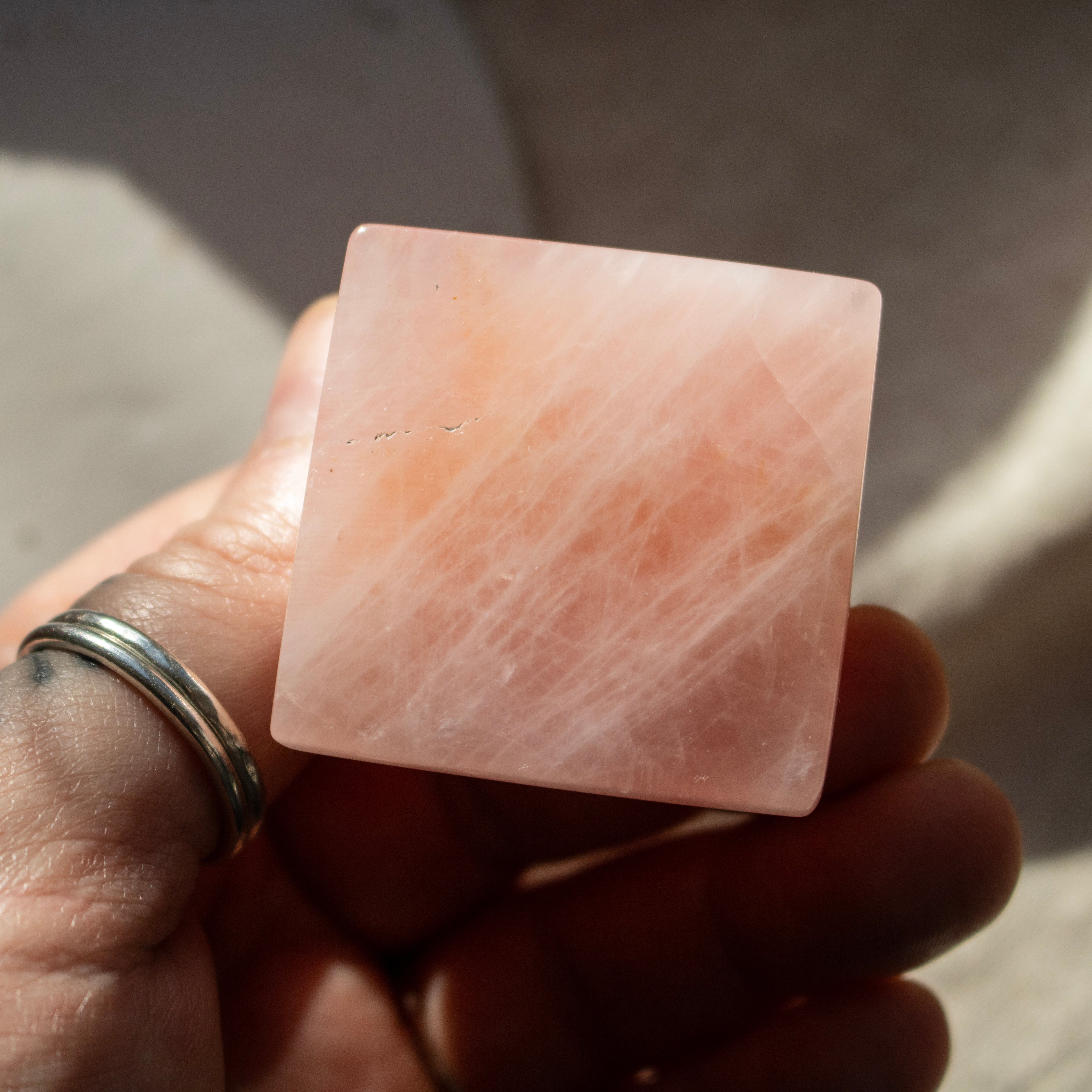 Rose Quartz Pyramid