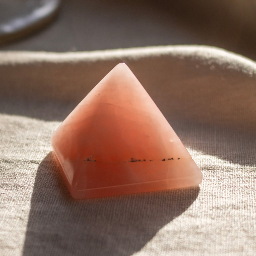 Rose Quartz Pyramid