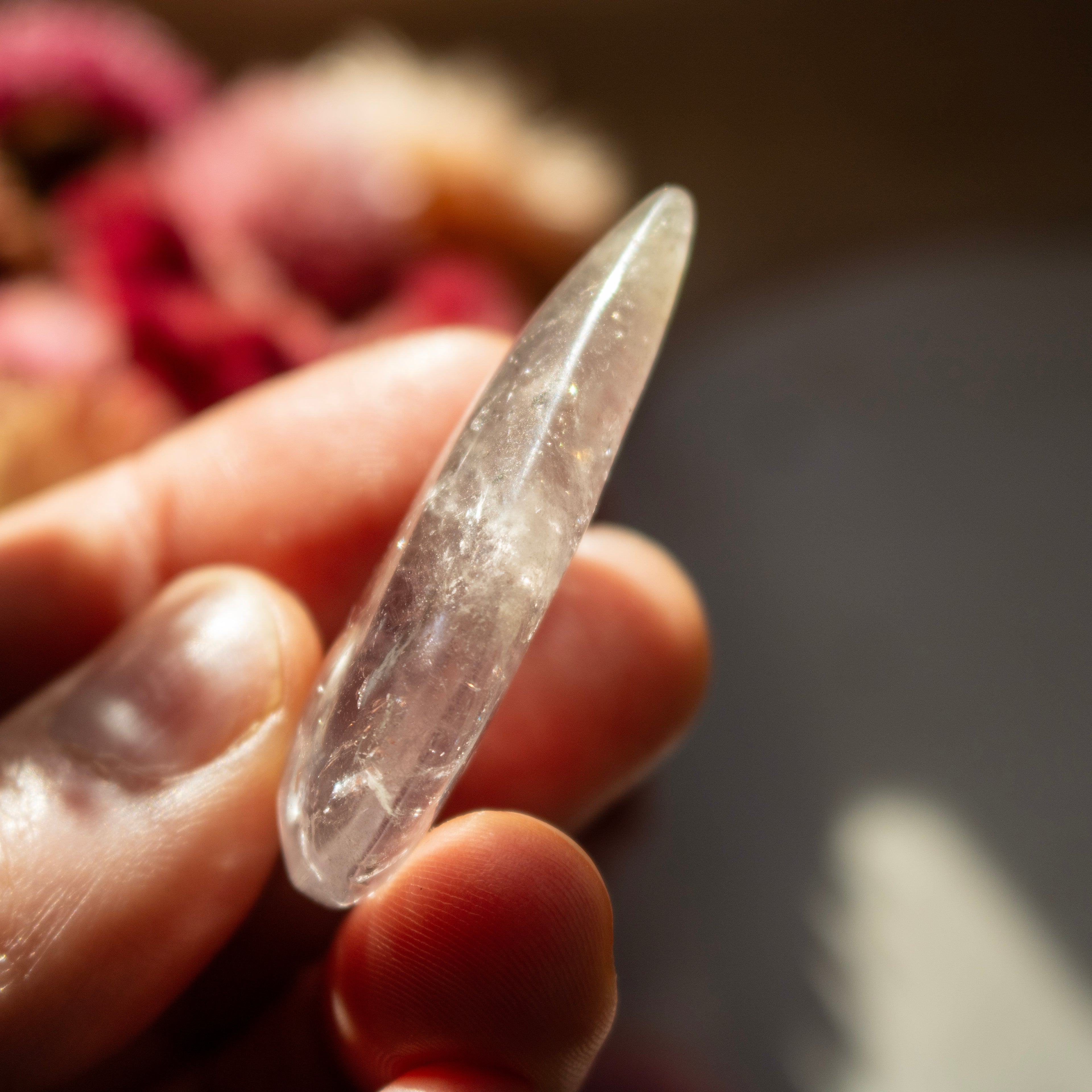 Phantom Amethyst with Powellite - UV Reactive