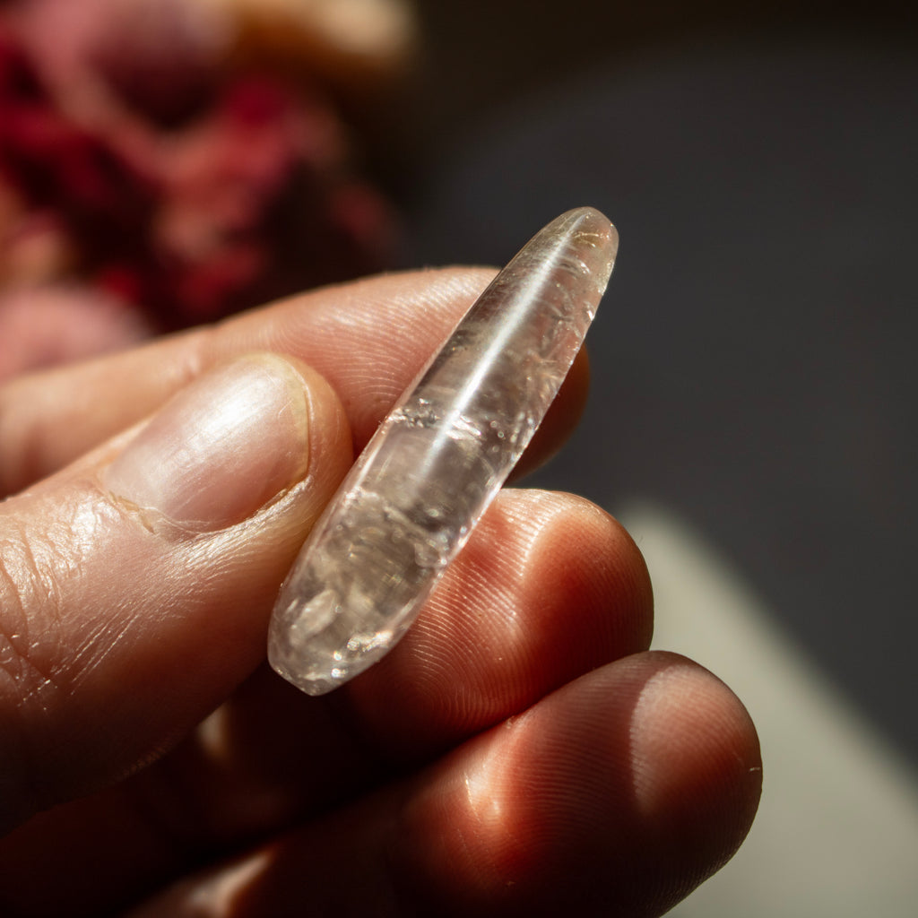 Phantom Amethyst with Powellite - UV Reactive