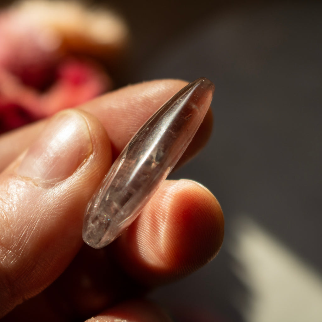 Phantom Amethyst with Powellite - UV Reactive