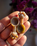 Fancy Jasper Cat Paw Mini Spoon