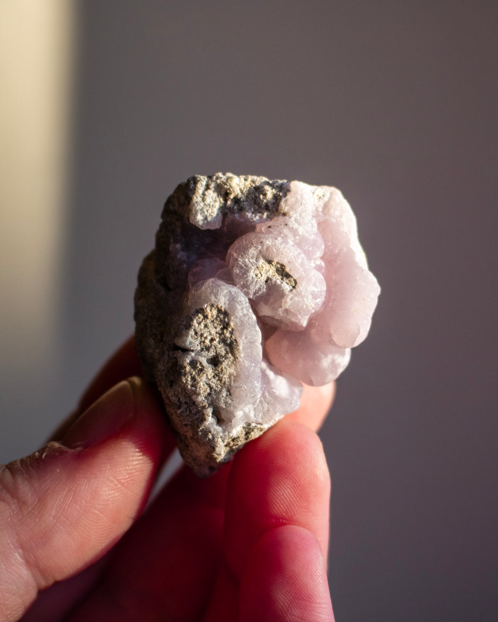 Raw Pink Smithsonite Crystal Cluster