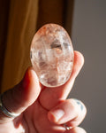 Red Hematoid Quartz Palmstone
