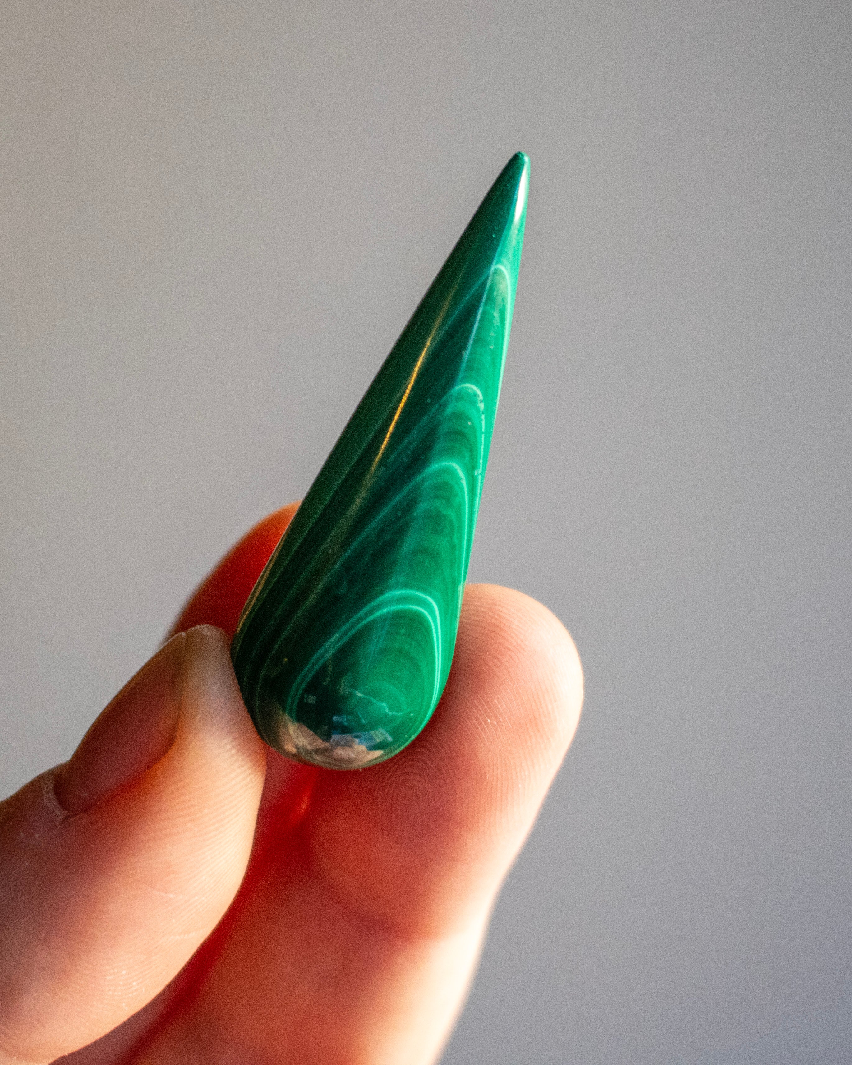 Malachite Polished Teardrop