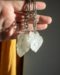 Clear Quartz Point Keyring