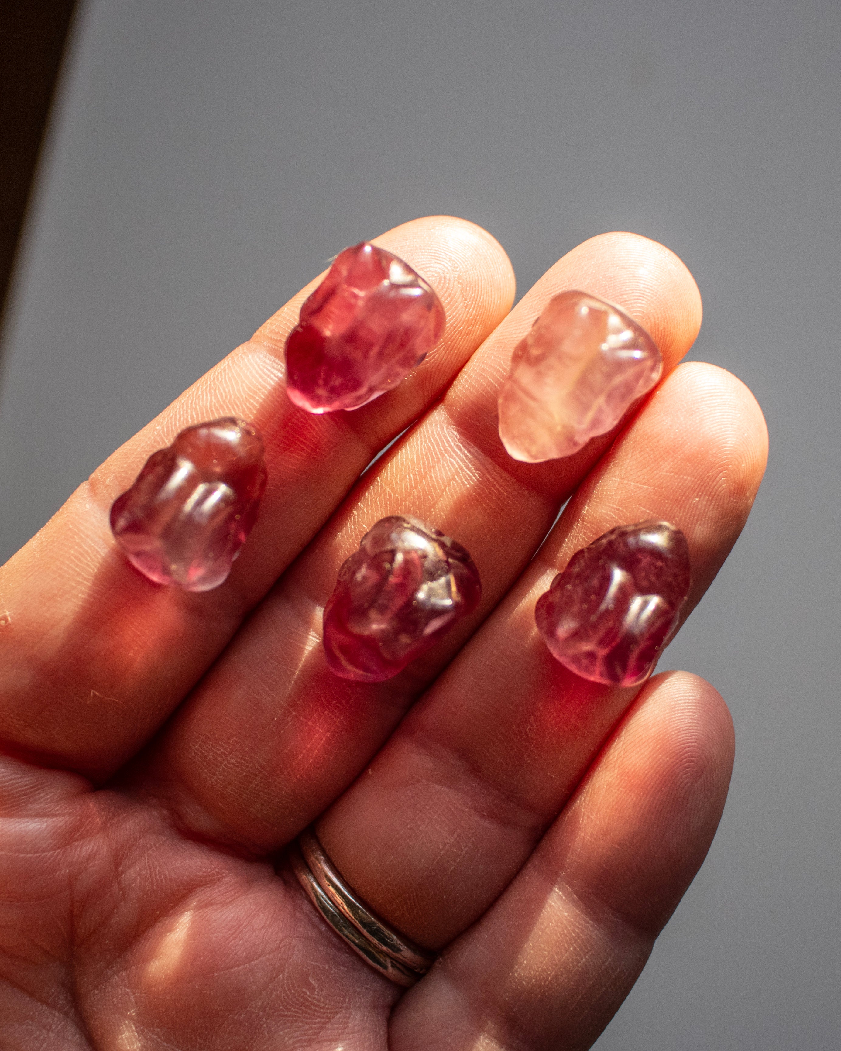 Mini Purple Fluorite Bunny Carving