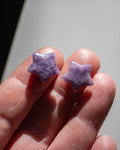Mini Lepidolite Star Carving