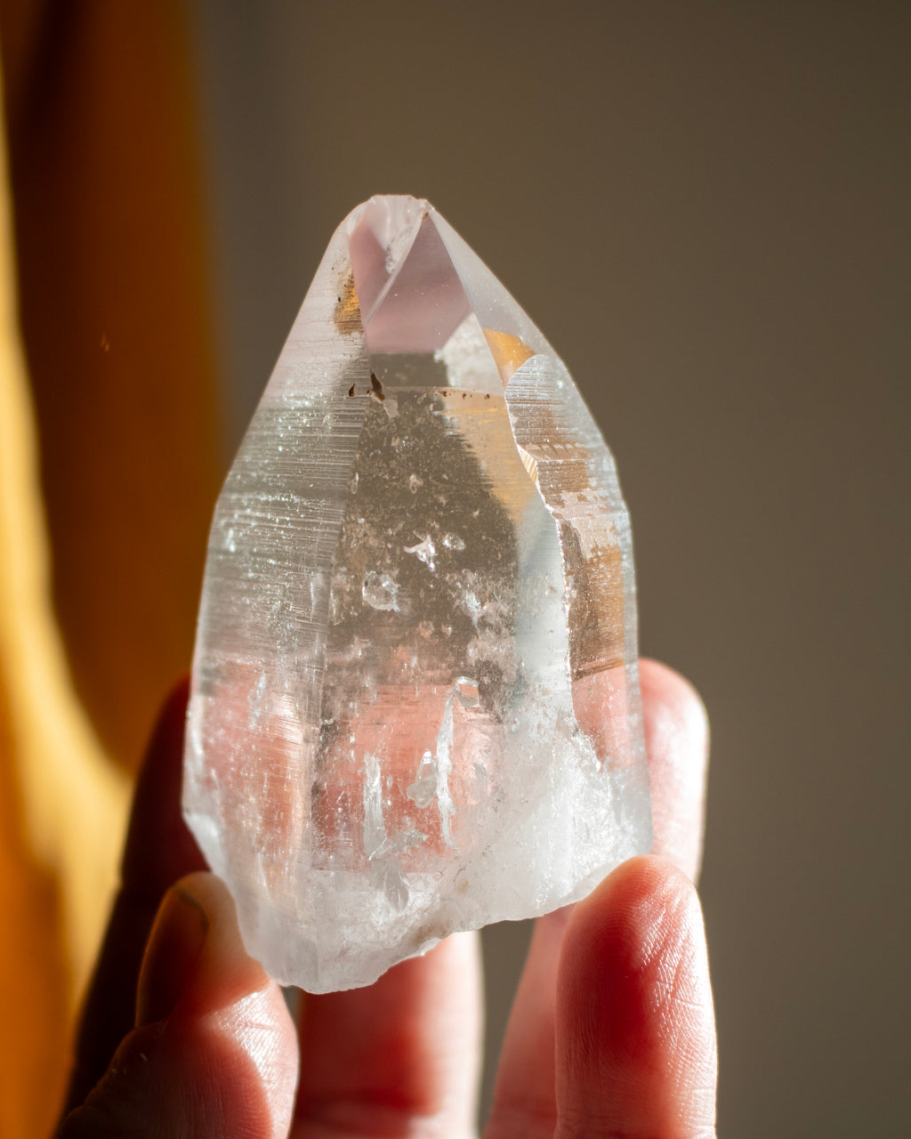 Clear Lemurian Quartz Point