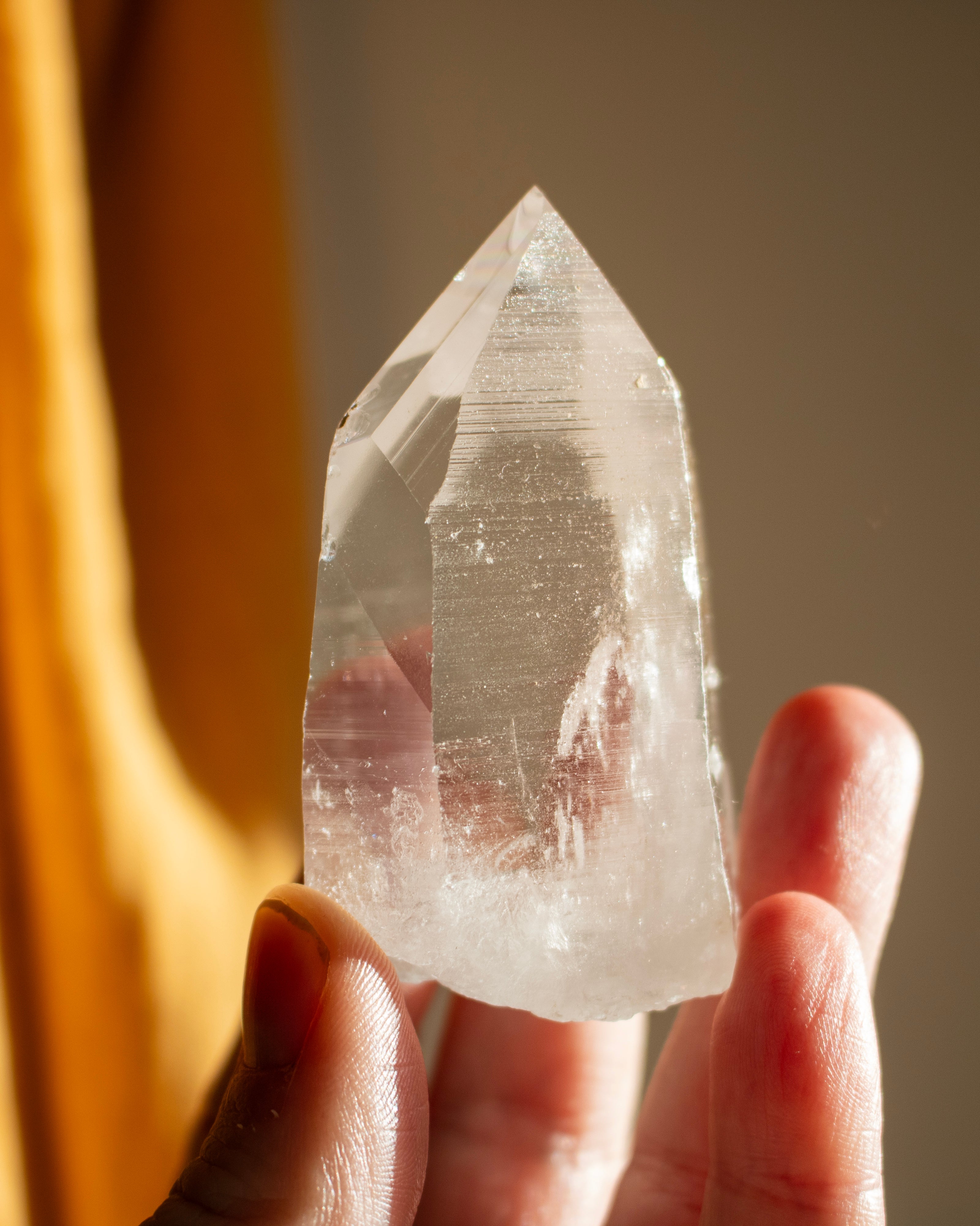 Clear Lemurian Quartz Point