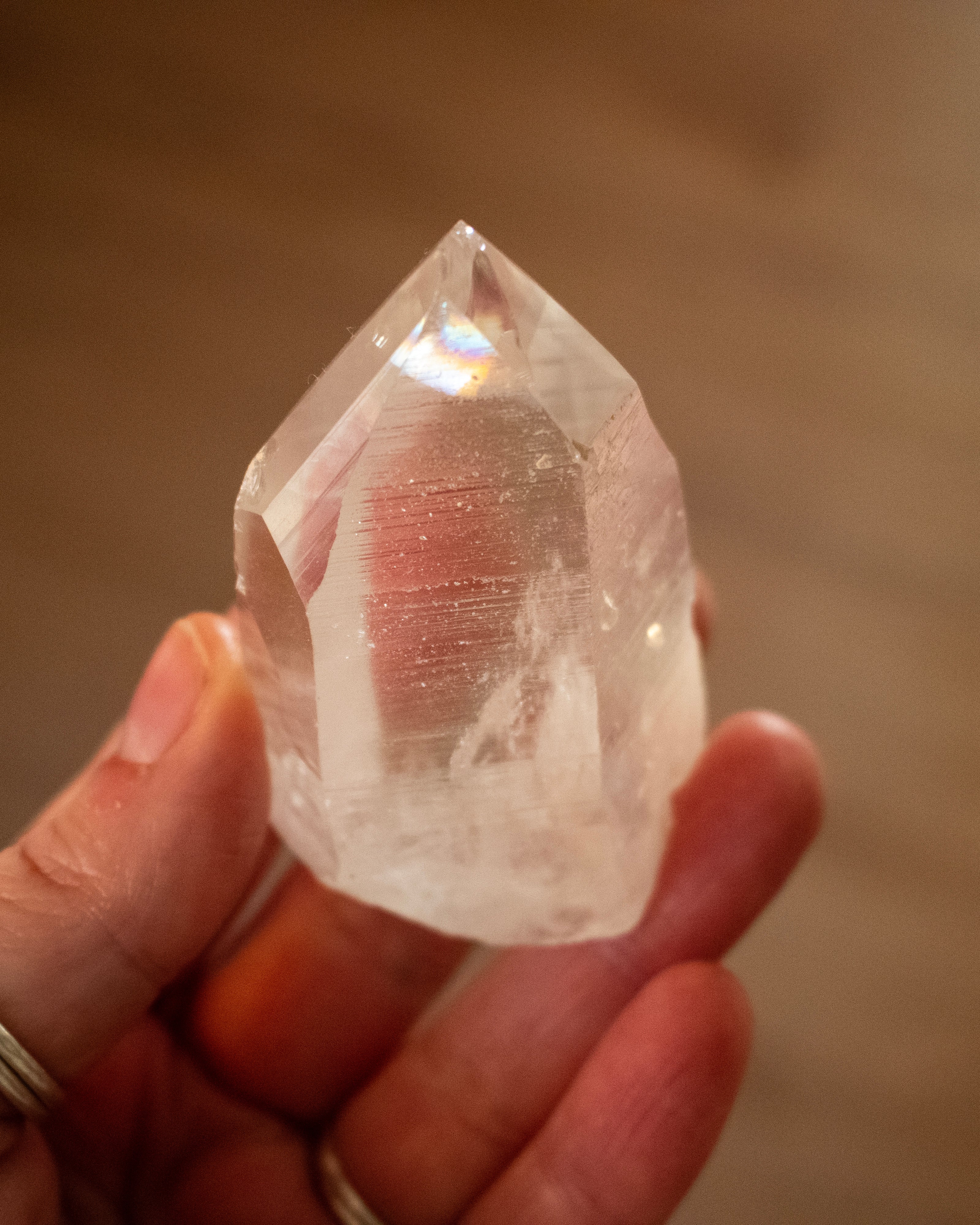 Clear Lemurian Quartz Point