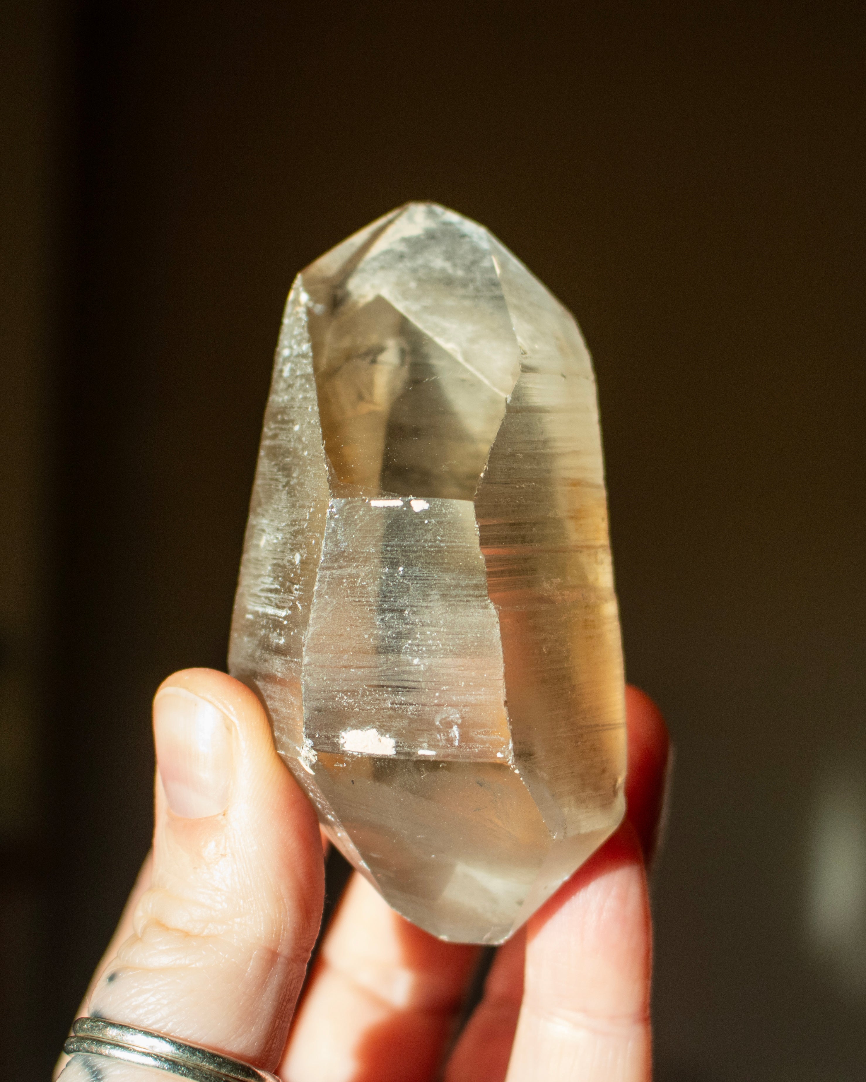 Smoky Lemurian Quartz Point