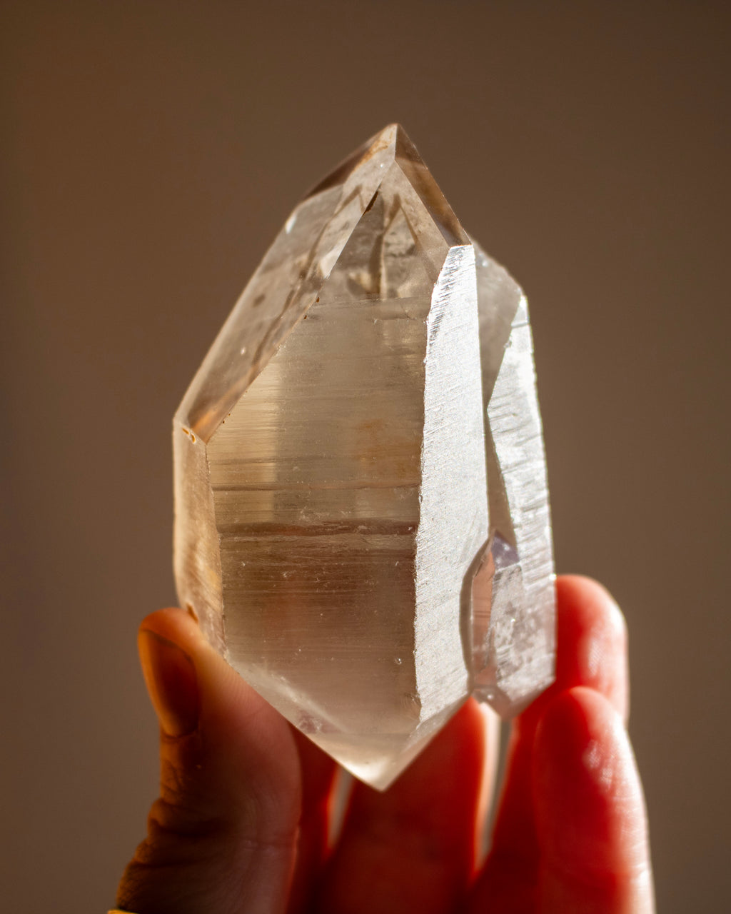 Smoky Lemurian Quartz Point
