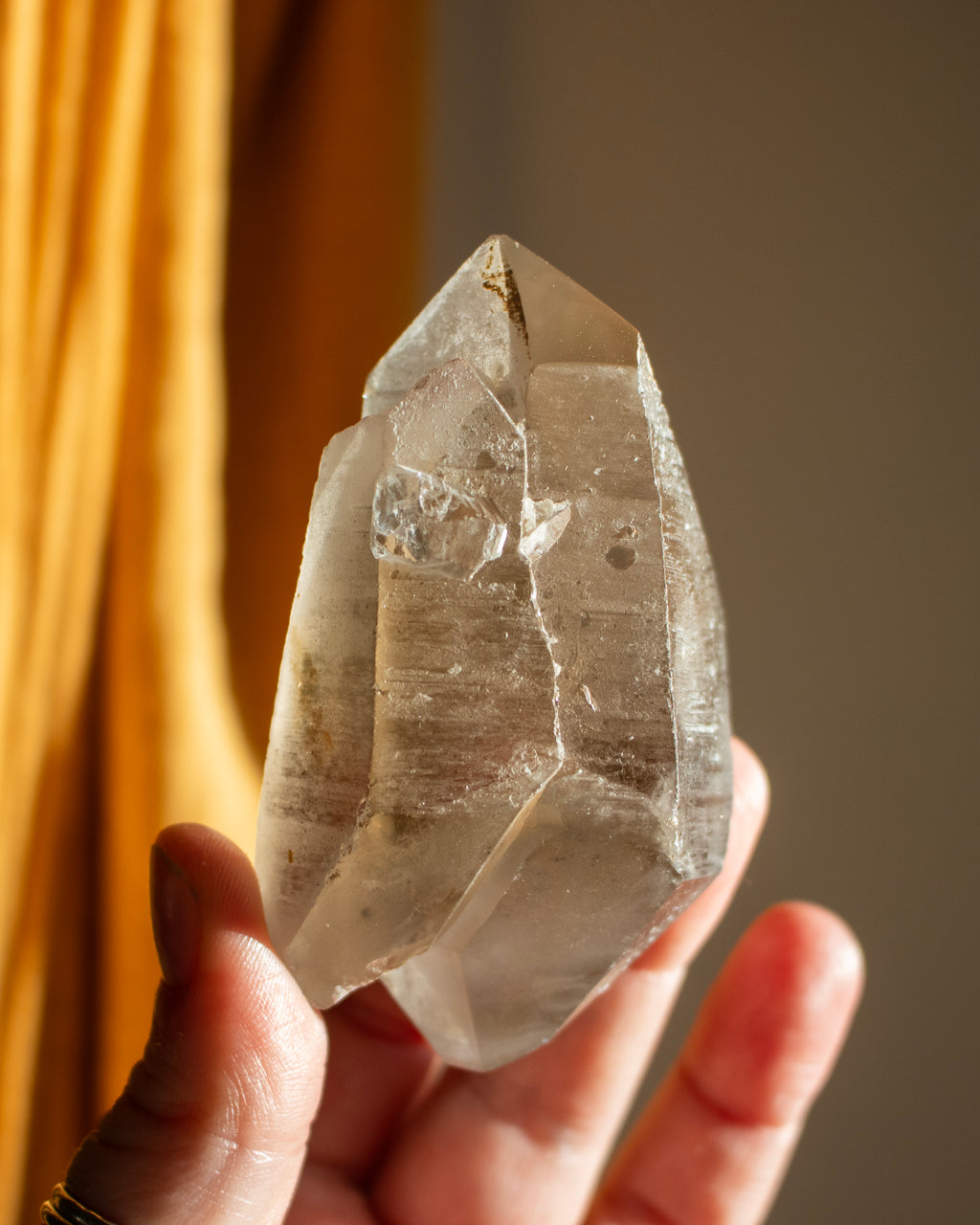 Smoky Lemurian Quartz Point