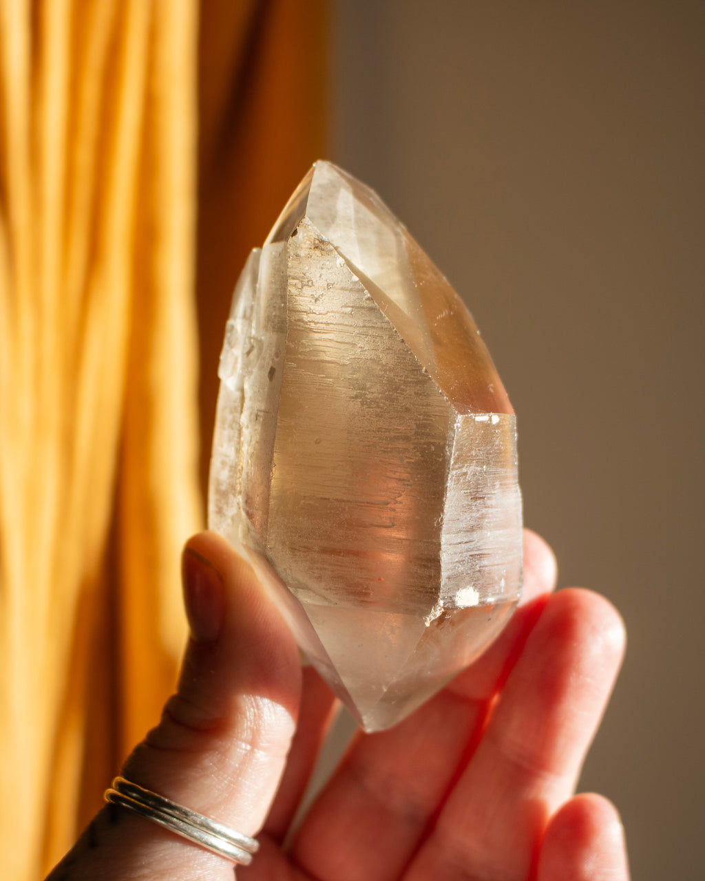 Smoky Lemurian Quartz Point