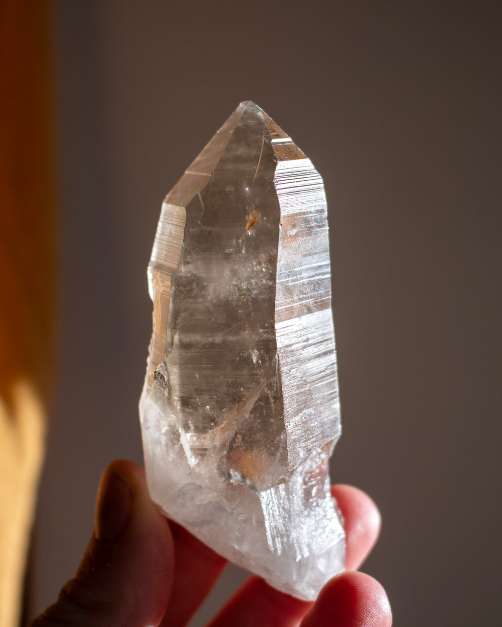 Smoky Lemurian Quartz Point