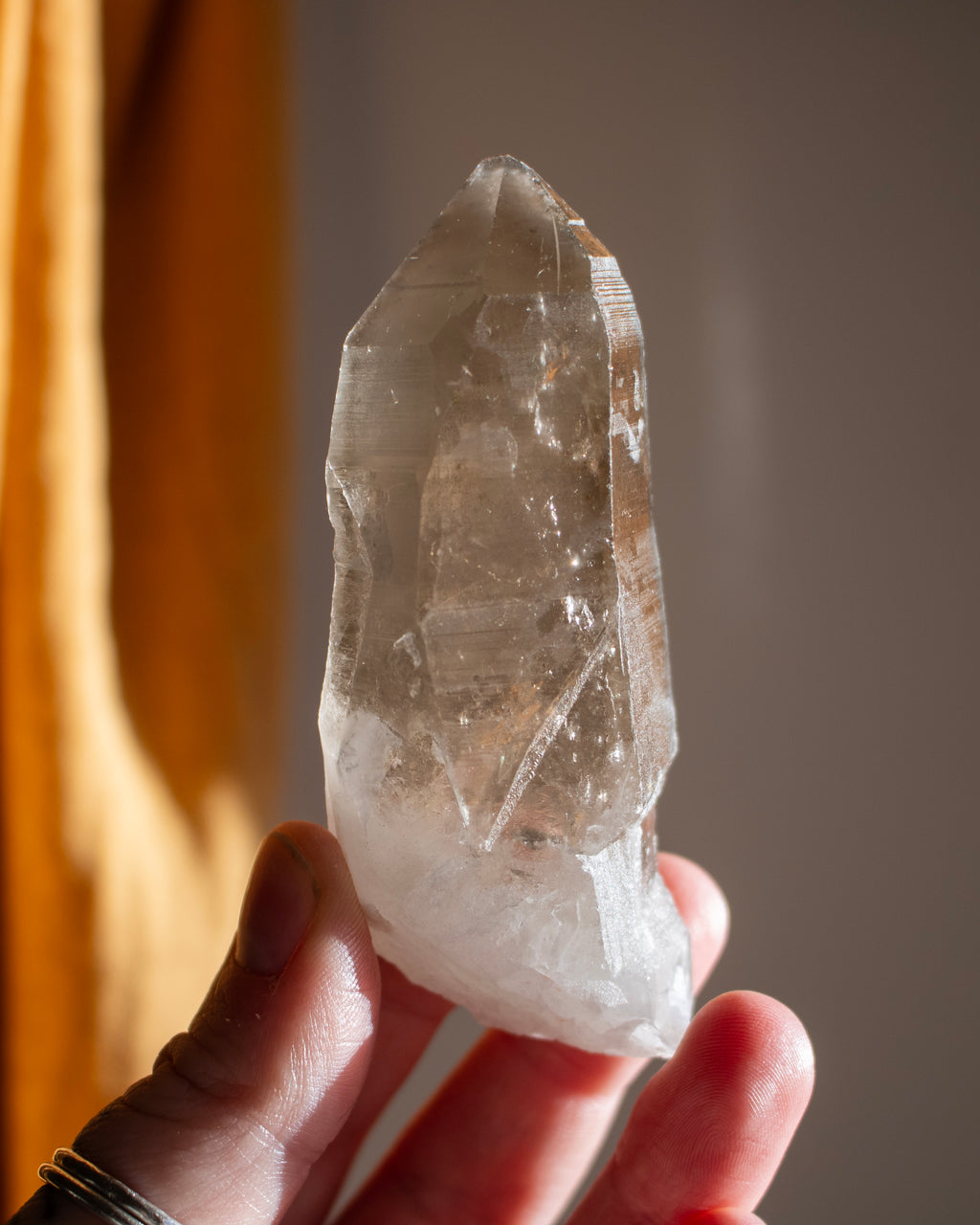 Smoky Lemurian Quartz Point