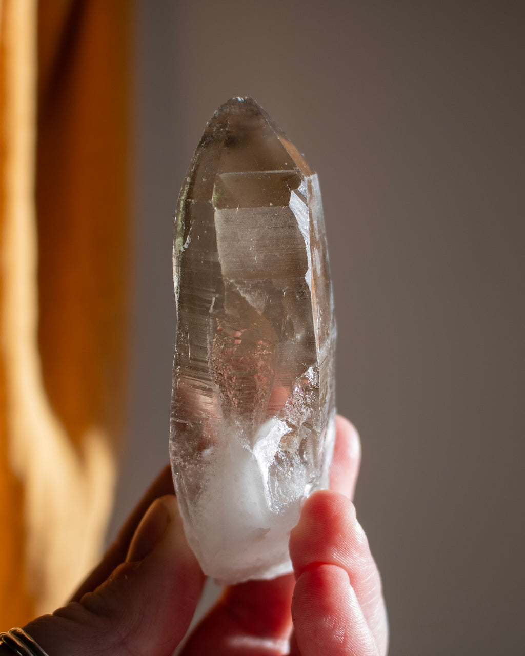 Smoky Lemurian Quartz Point