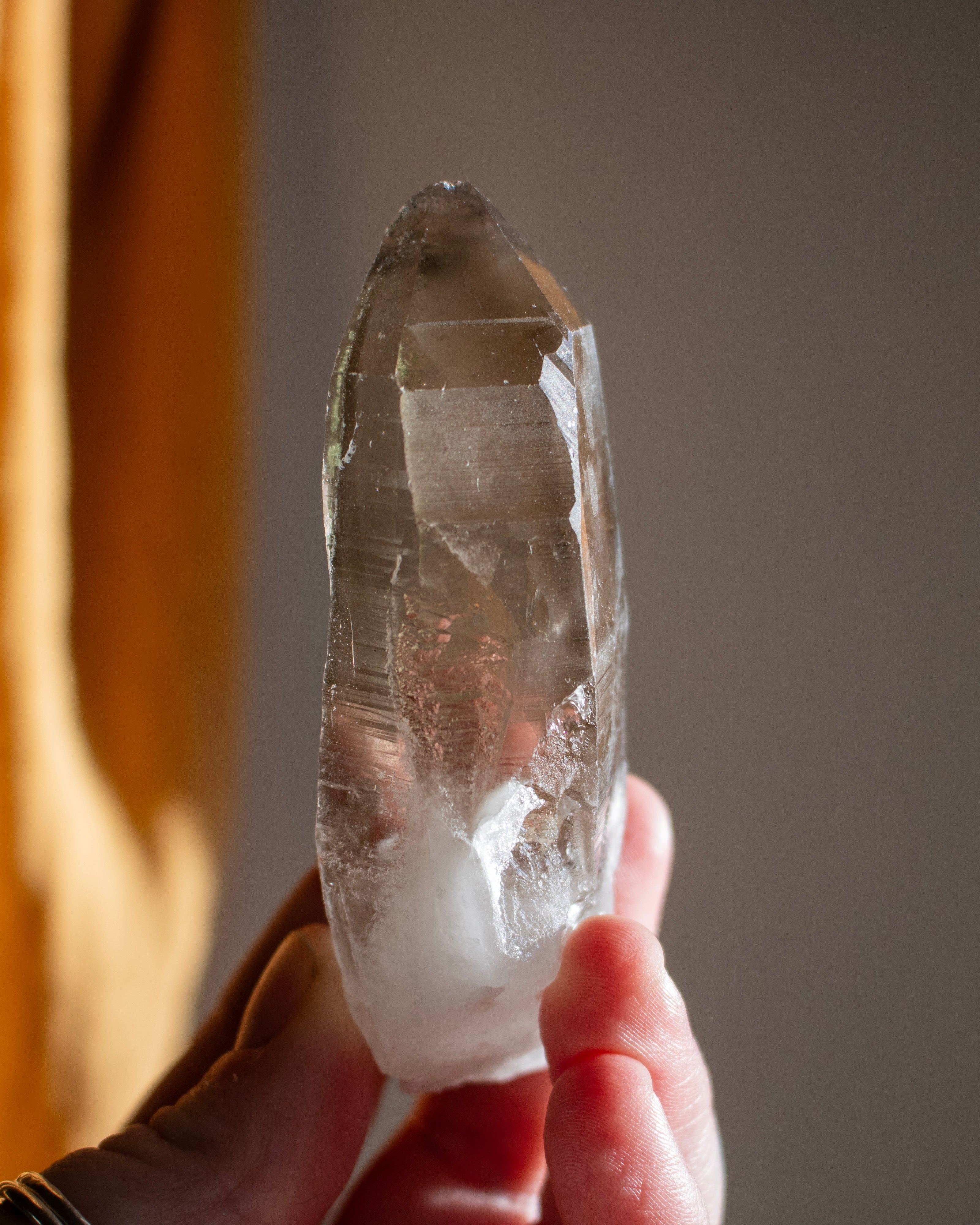 Smoky Lemurian Quartz Point