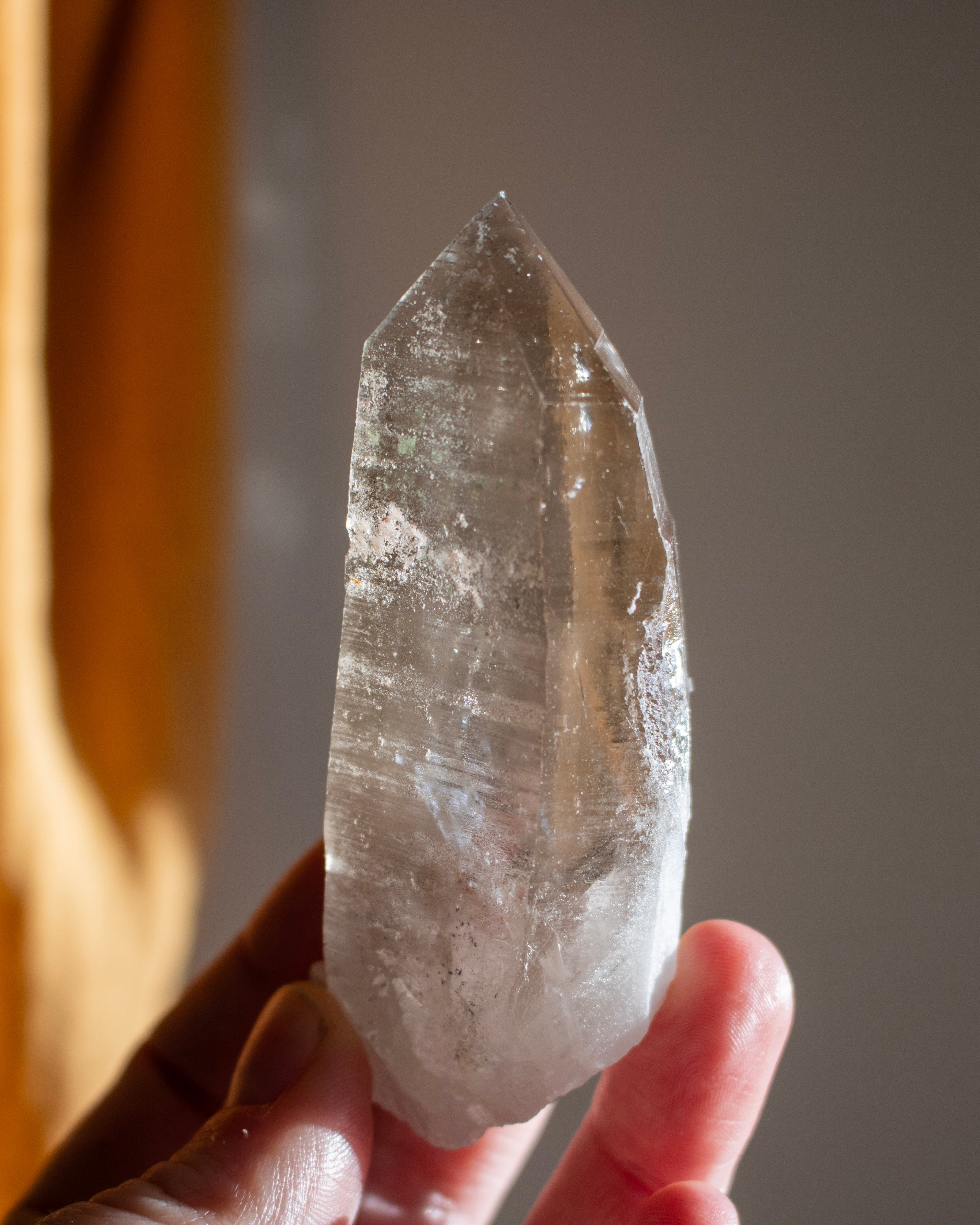 Smoky Lemurian Quartz Point