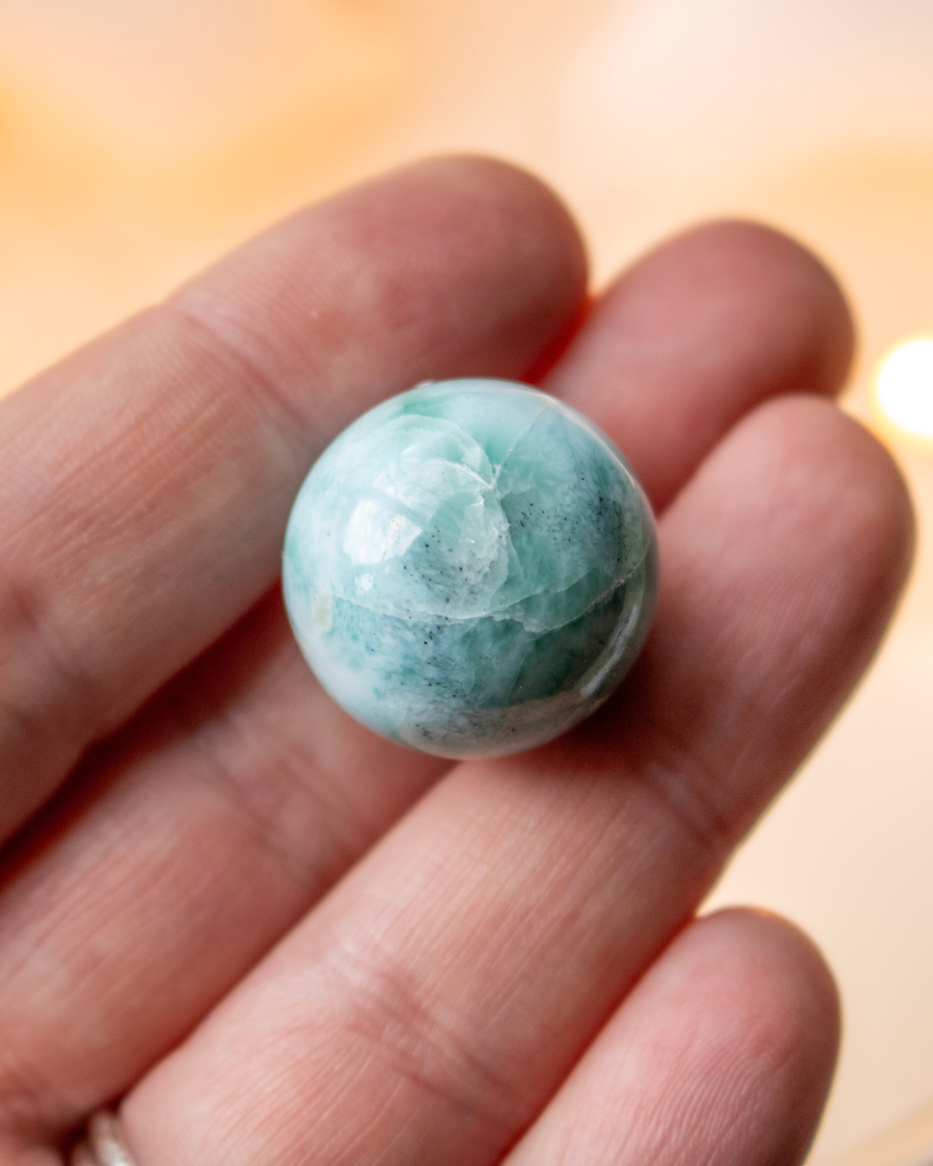 Larimar Sphere